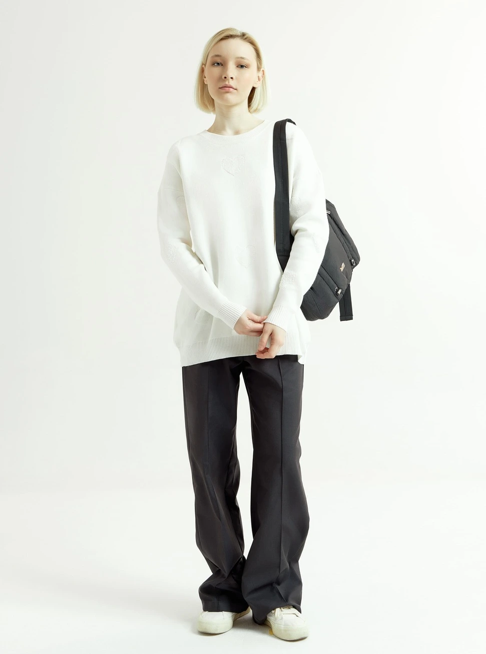 Свитер белый для женщин 43210-4 65