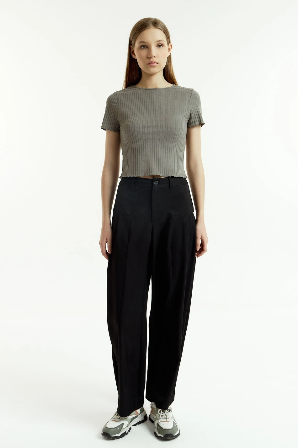 Брюки черный для женщин 44291-1 71