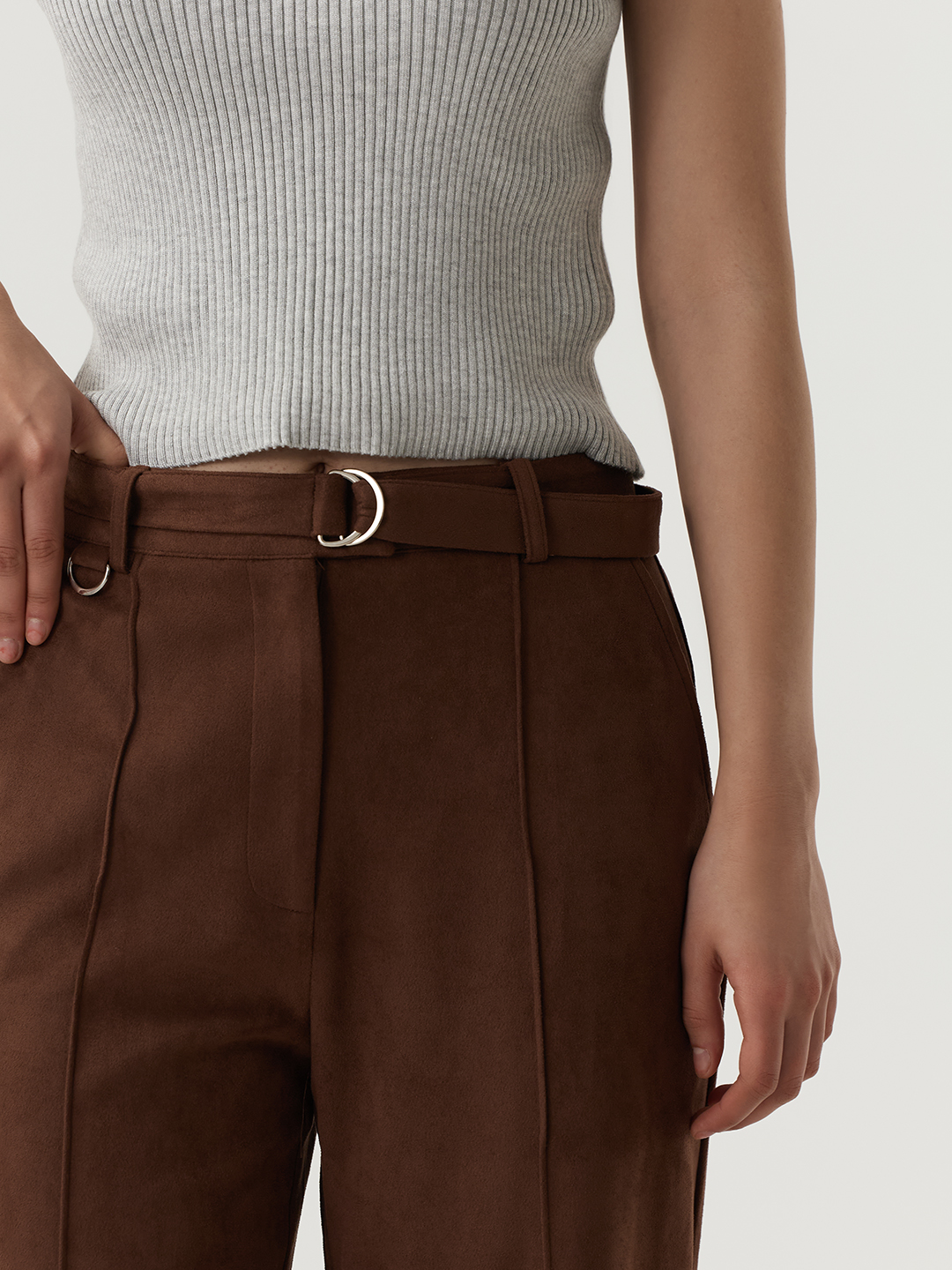 Брюки коричневый для женщин 48177-13 71