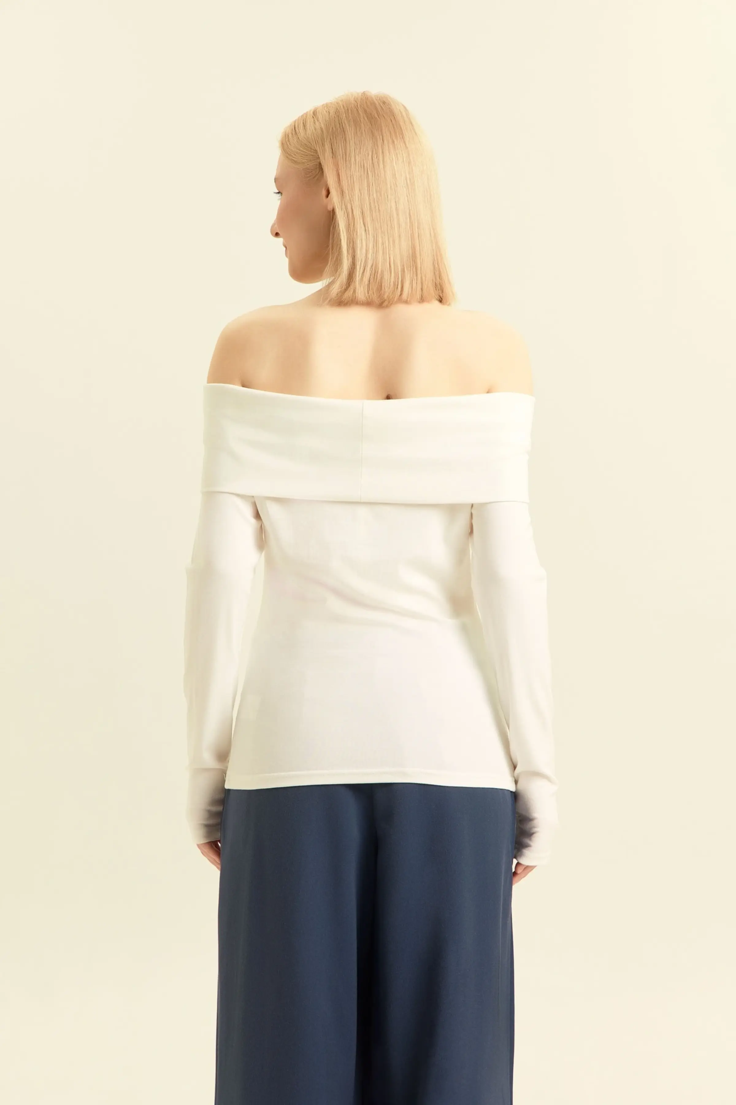 Лонгслив белый для женщин 46243-4 59