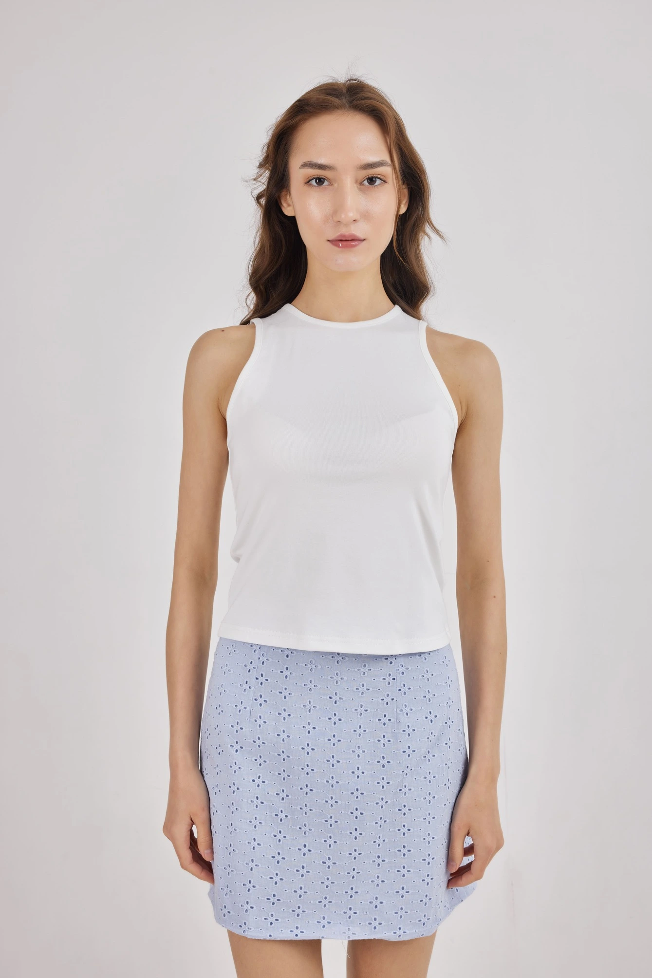 Топ белый для женщин 41232-4 46