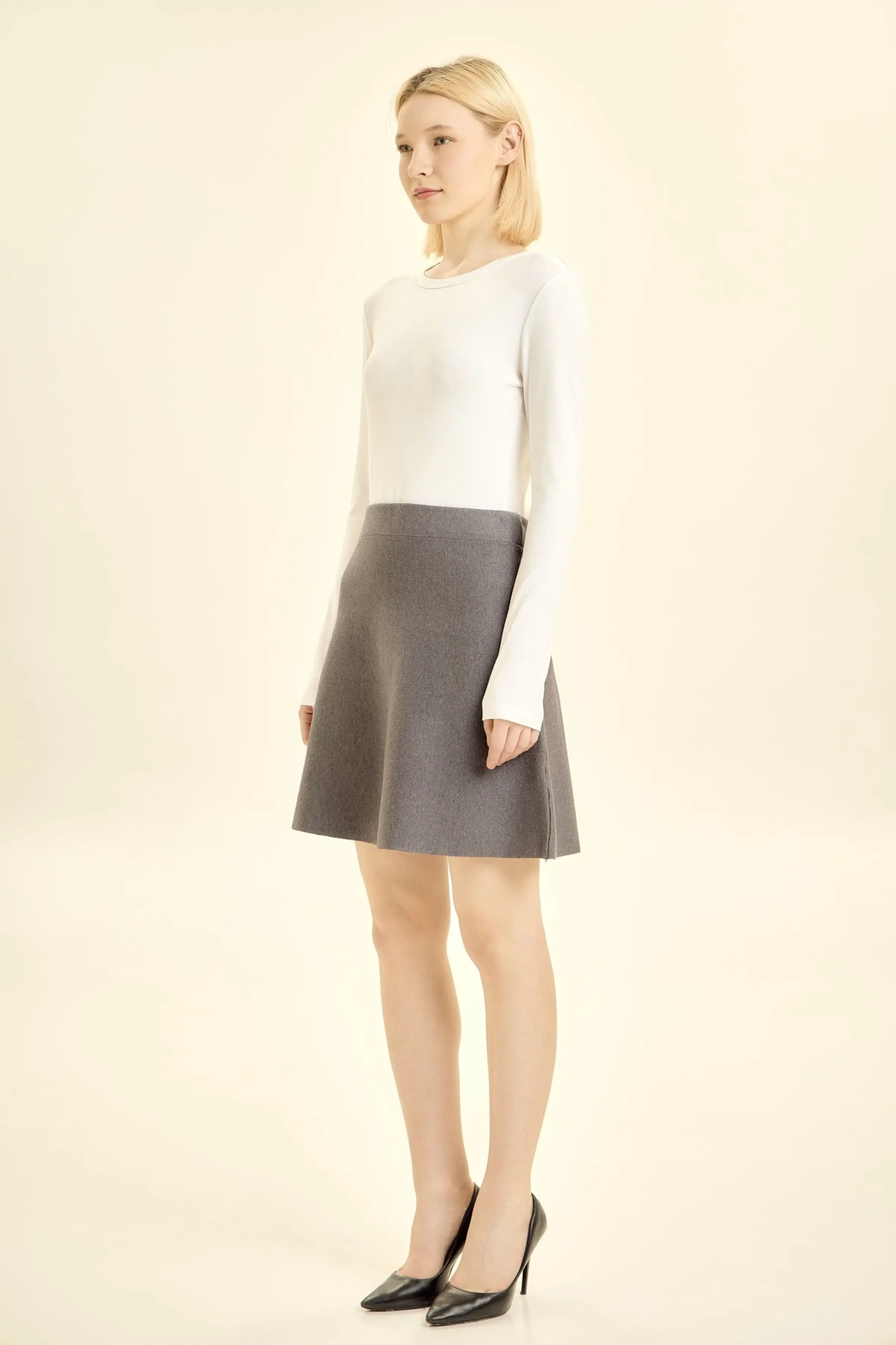 Юбка серый для женщин 46148-61 52