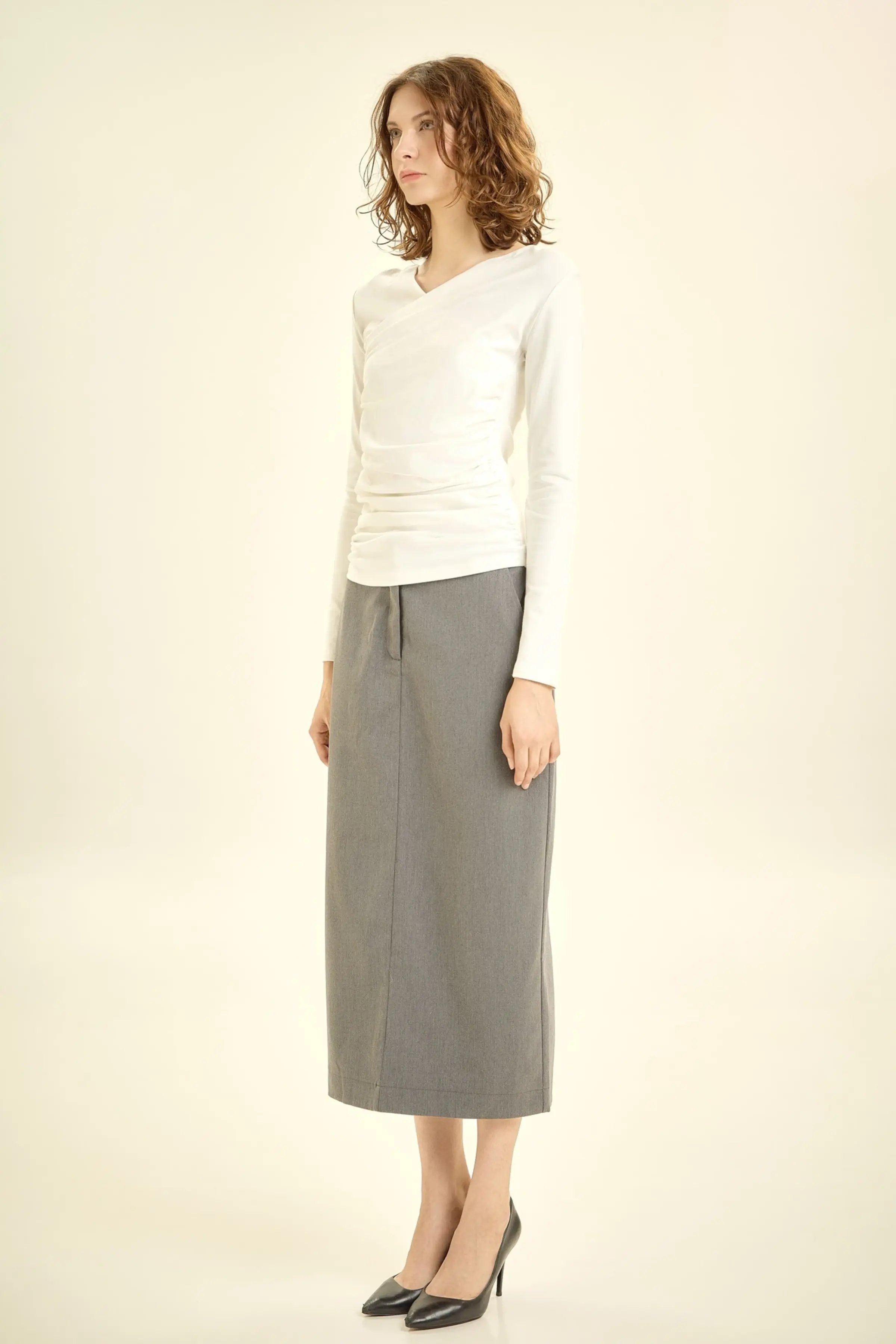 Юбка серый для женщин 46152-61 52