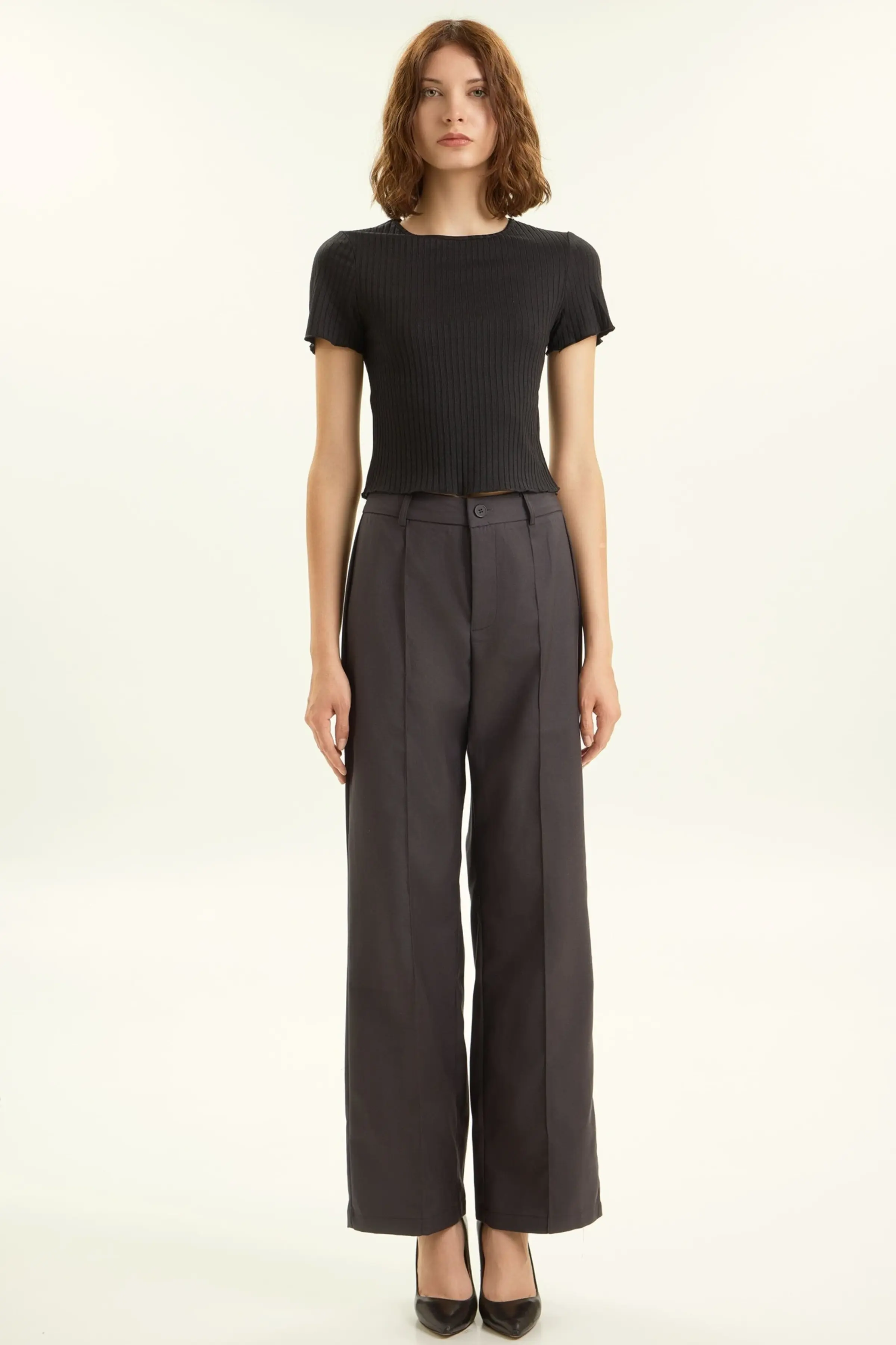 Брюки черный для женщин 44295-1 71