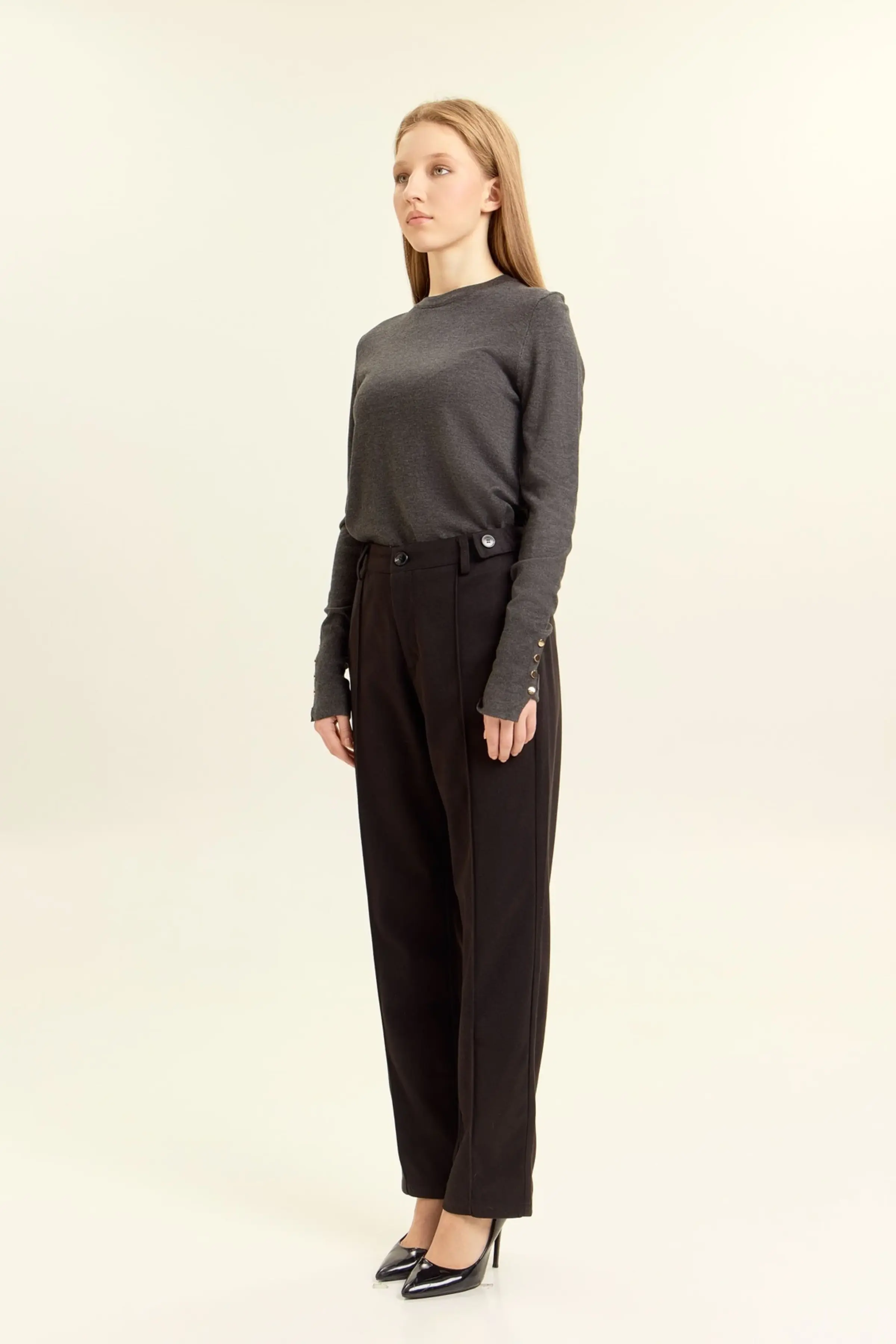 Брюки черный для женщин 47205-1 71