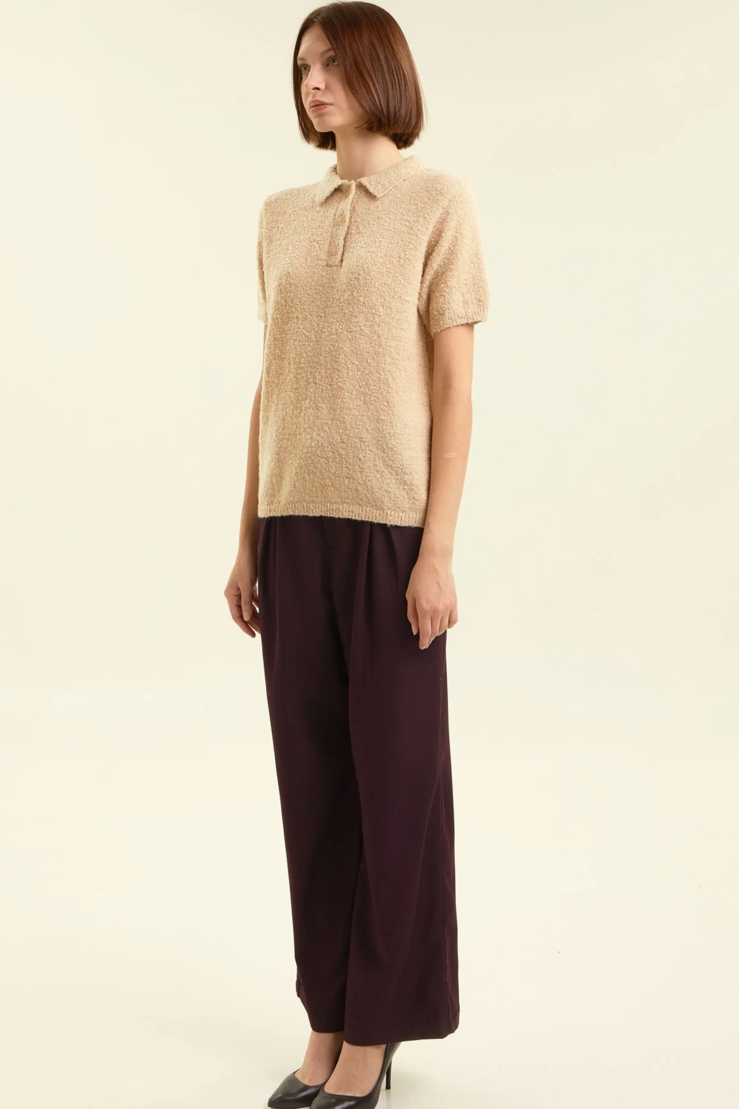 Джемпер бежевый для женщин 47155-15 60