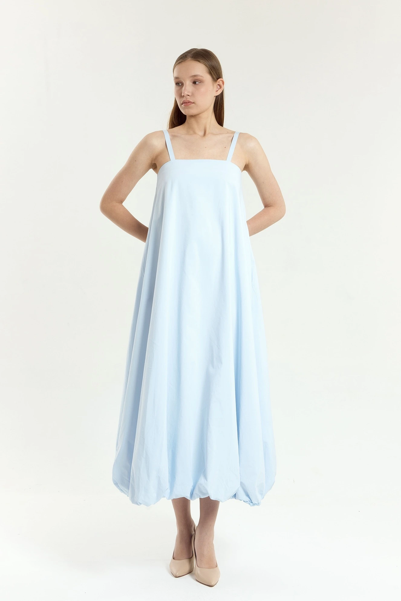 Сарафан голубой для женщин 45105-10 48