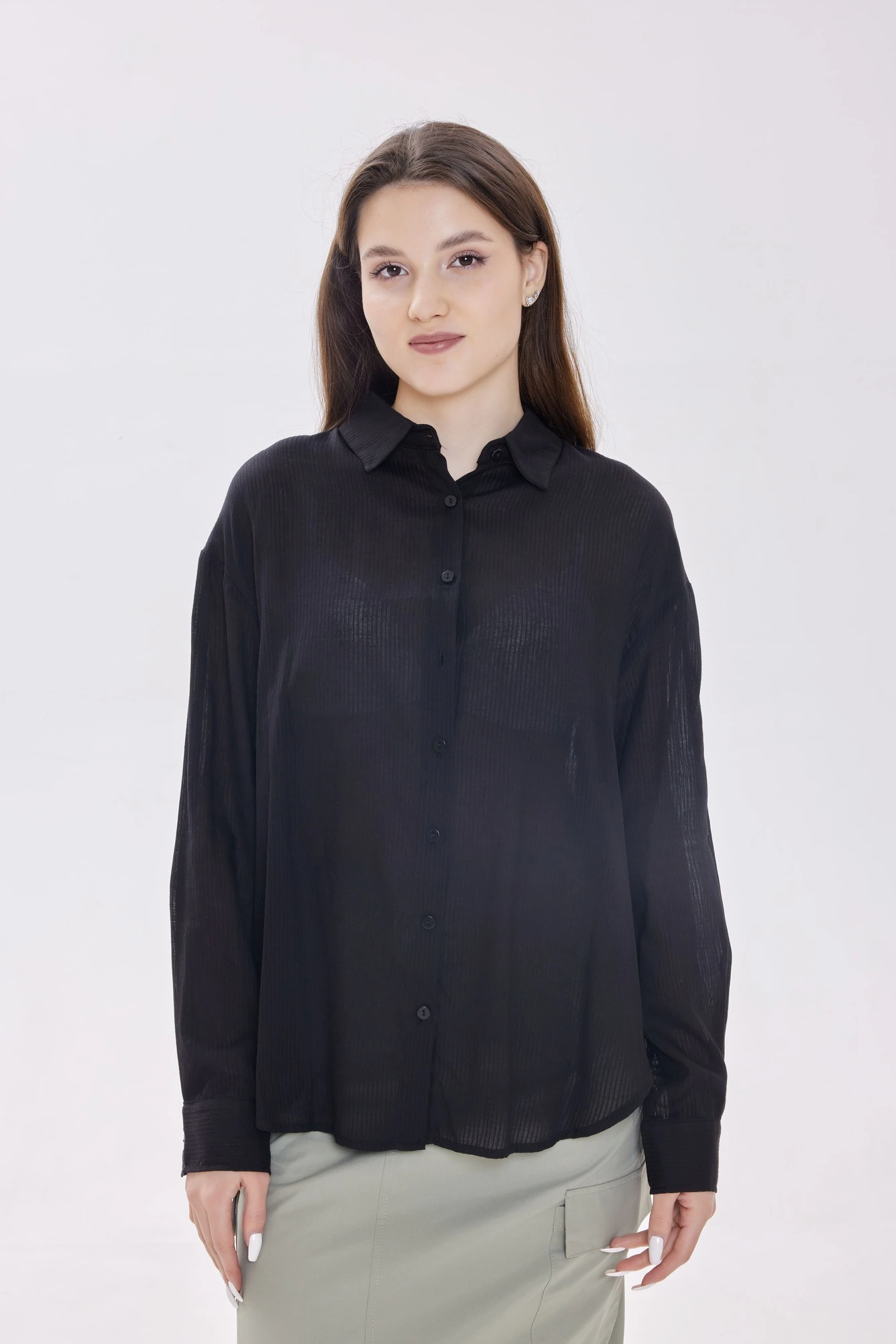 Рубашка черный для женщин 40261-1 66
