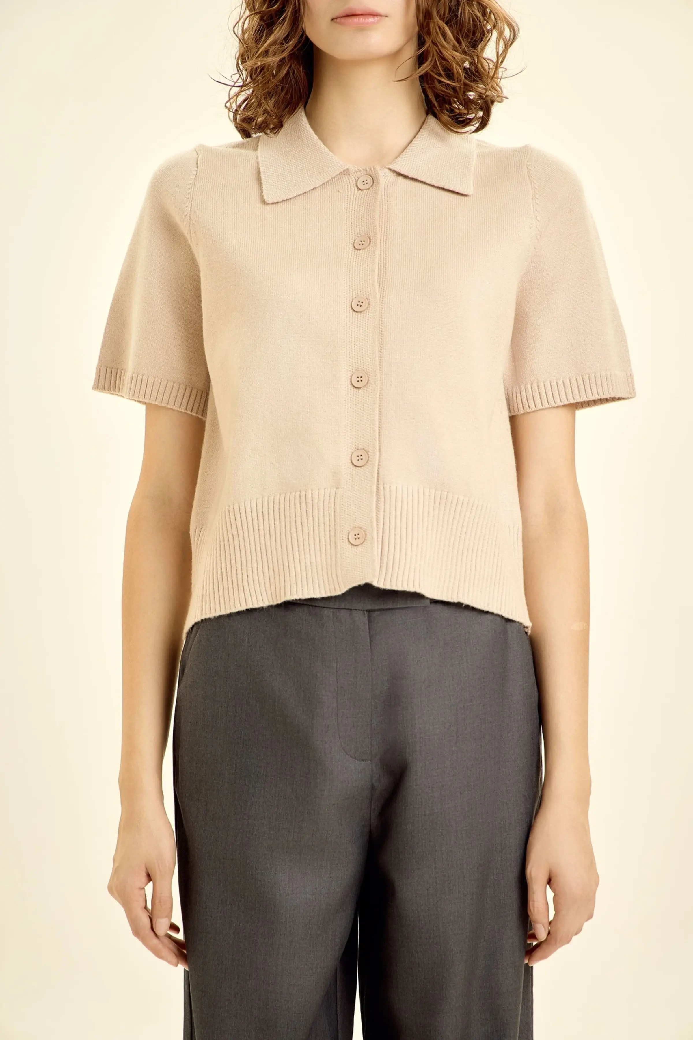 Кардиган бежевый для женщин 46153-15 50