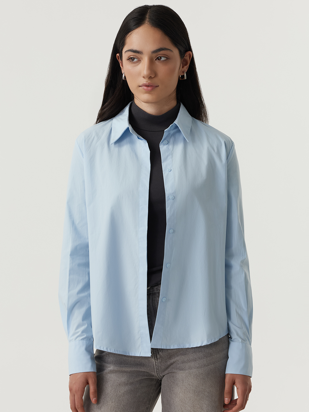 Рубашка голубой для женщин 48136-10 66