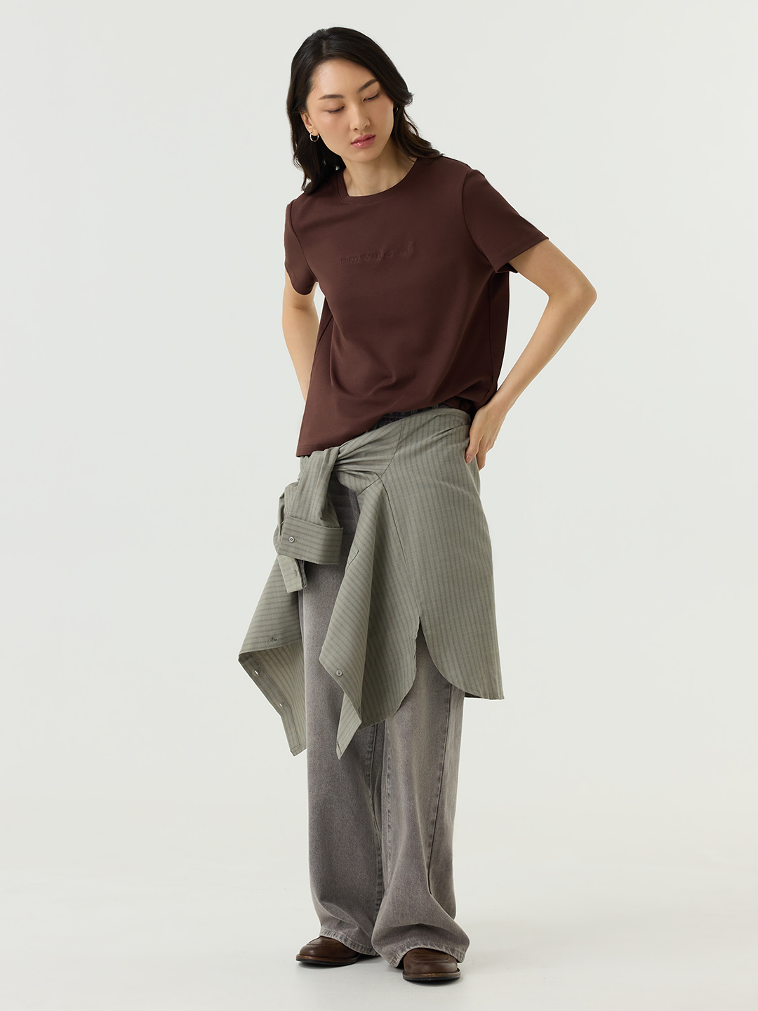 Футболка коричневый для женщин 48172-13 67