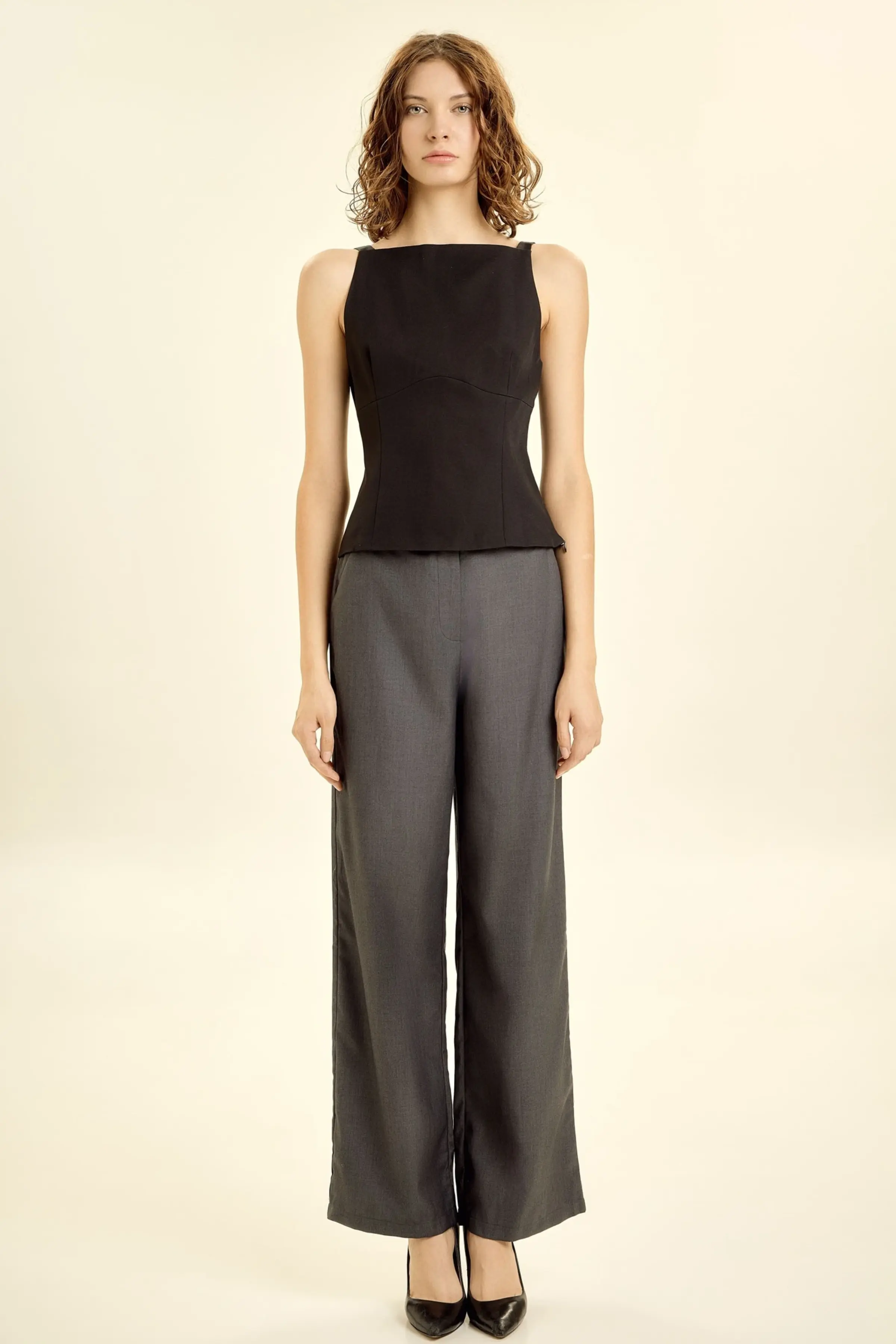 Топ черный для женщин 46103-1 46