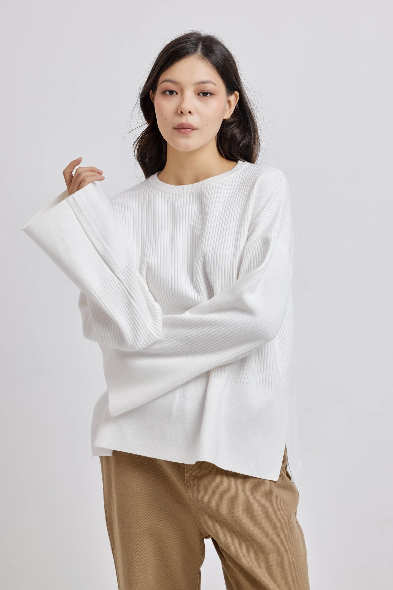 Джемпер белый для женщин 42406U-4 60