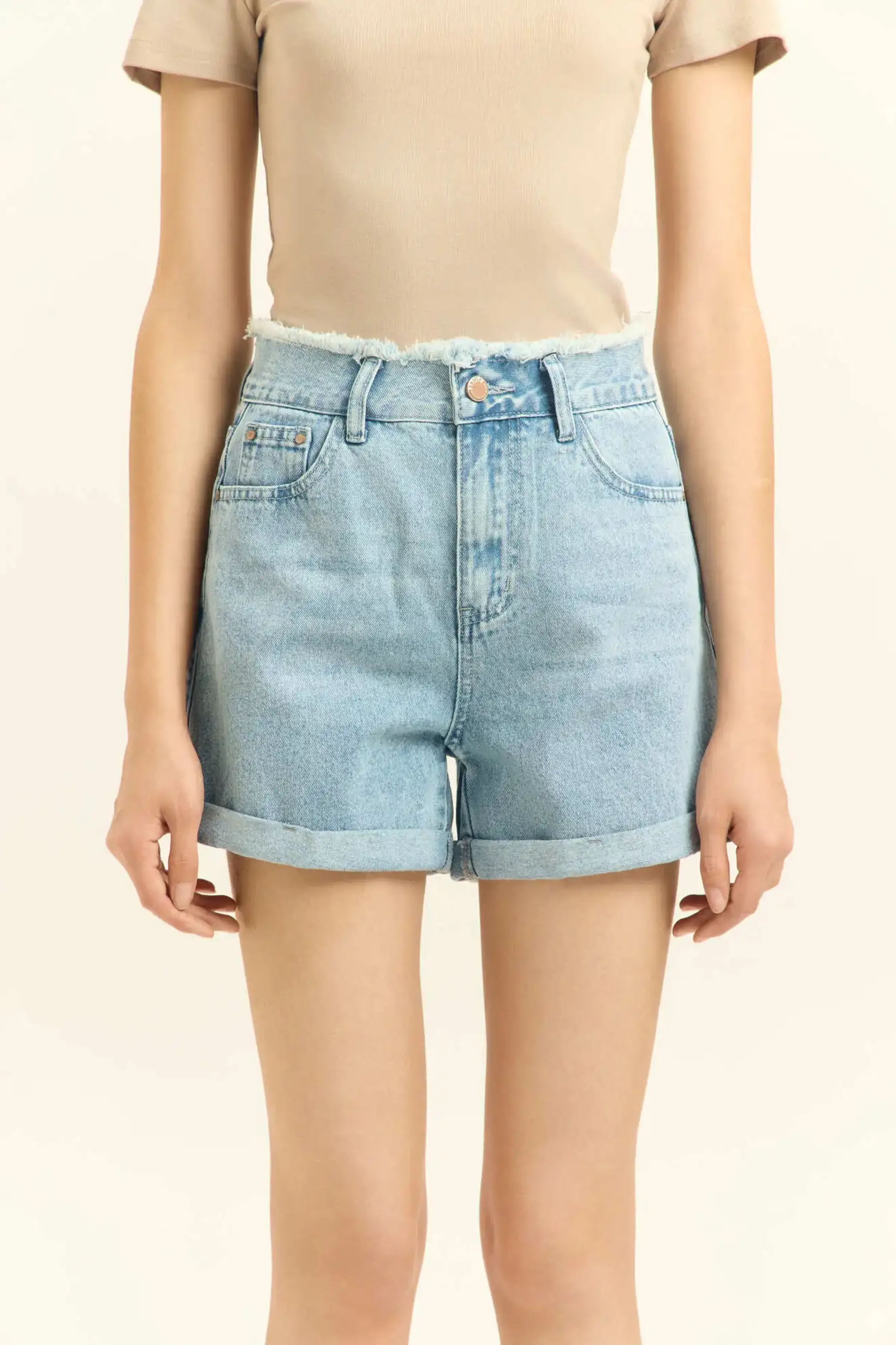 Шорты светло-голубой для женщин 45302-25 57