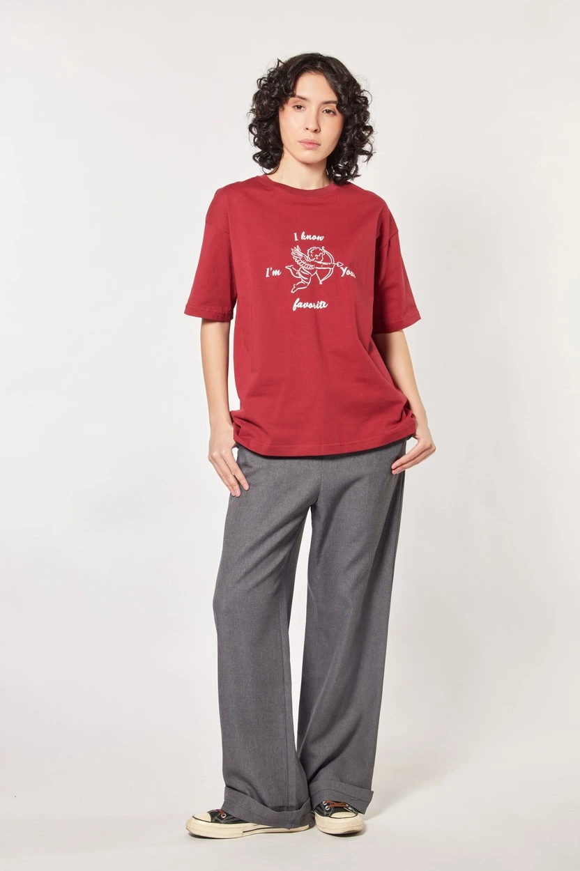 Футболка красный для женщин 44231-7 67