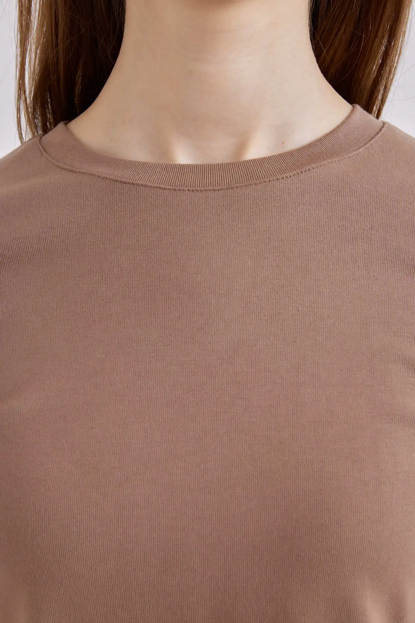 Лонгслив коричневый для женщин 42144-13 59