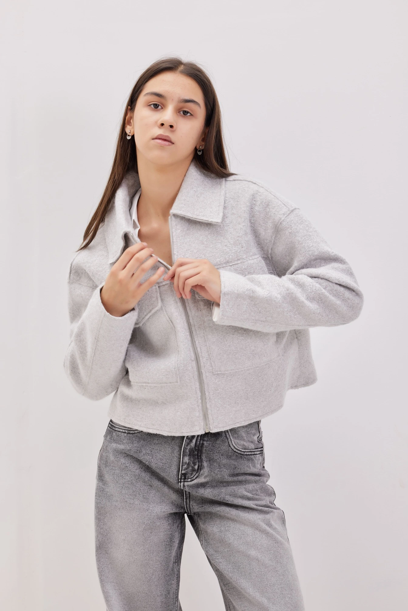 Куртка светло-серый для женщин 42285-9 47