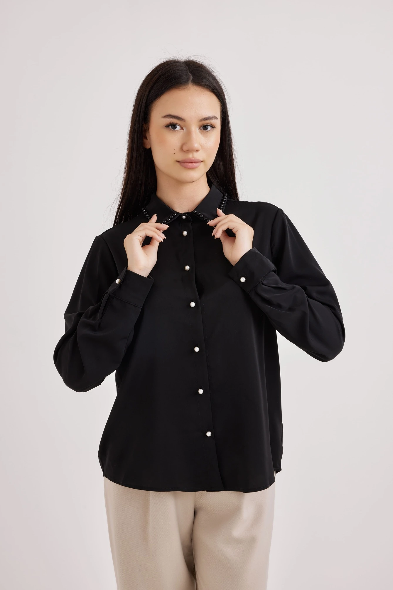 Блузка черный для женщин 42164-1 28