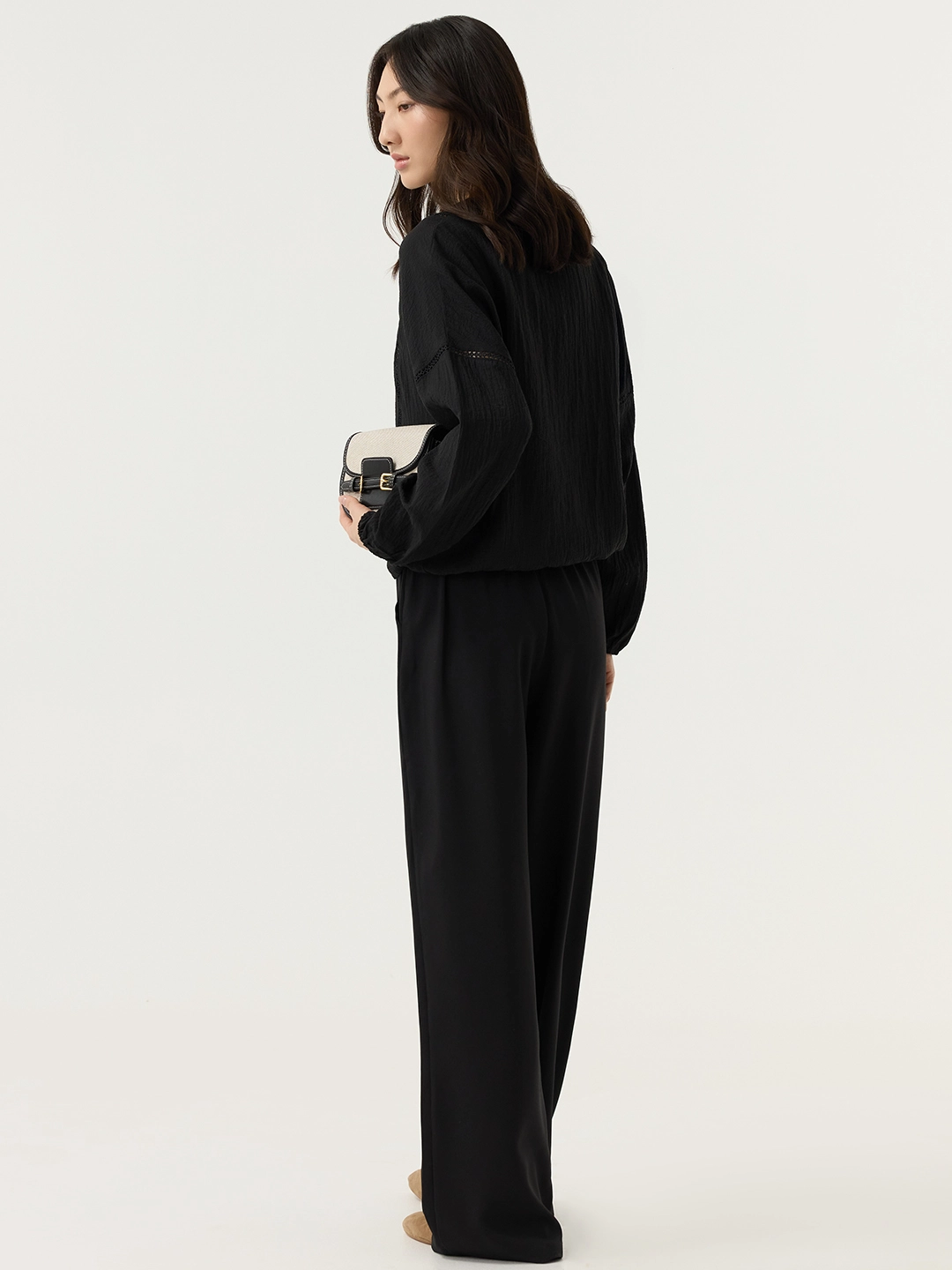 Брюки черный для женщин 48181-1 71