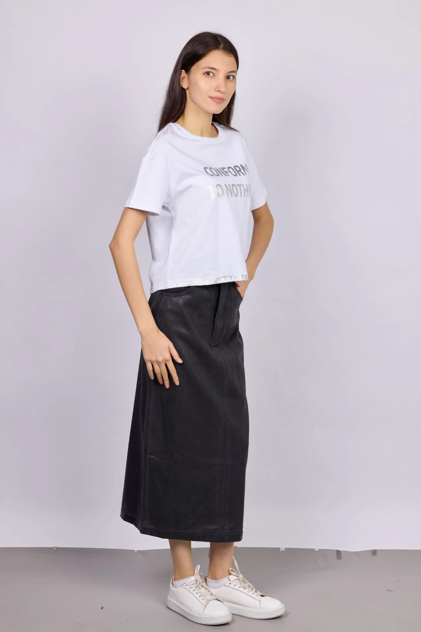 Юбка черный для женщин 42148-1 52