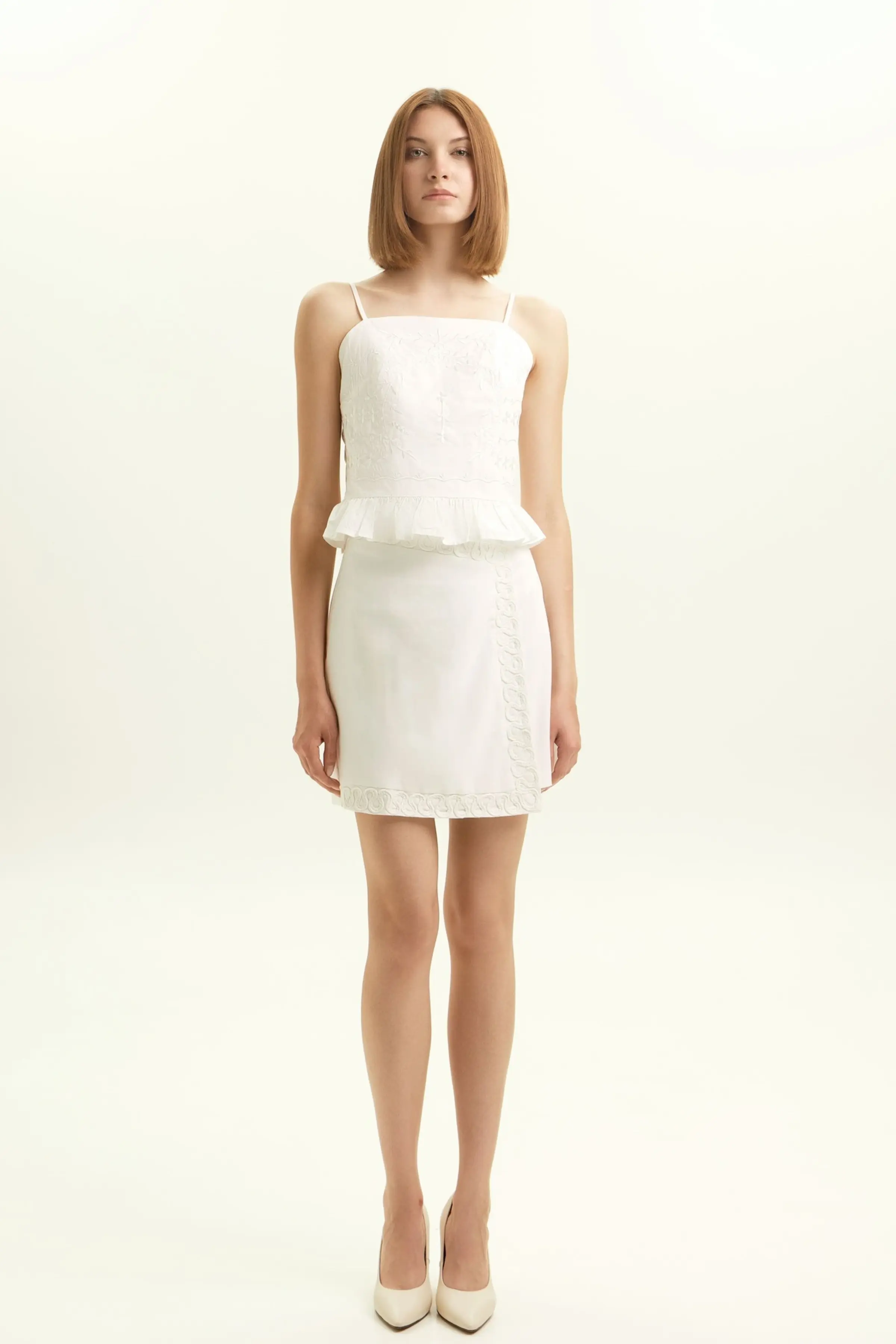 Топ белый для женщин 45151-4 46