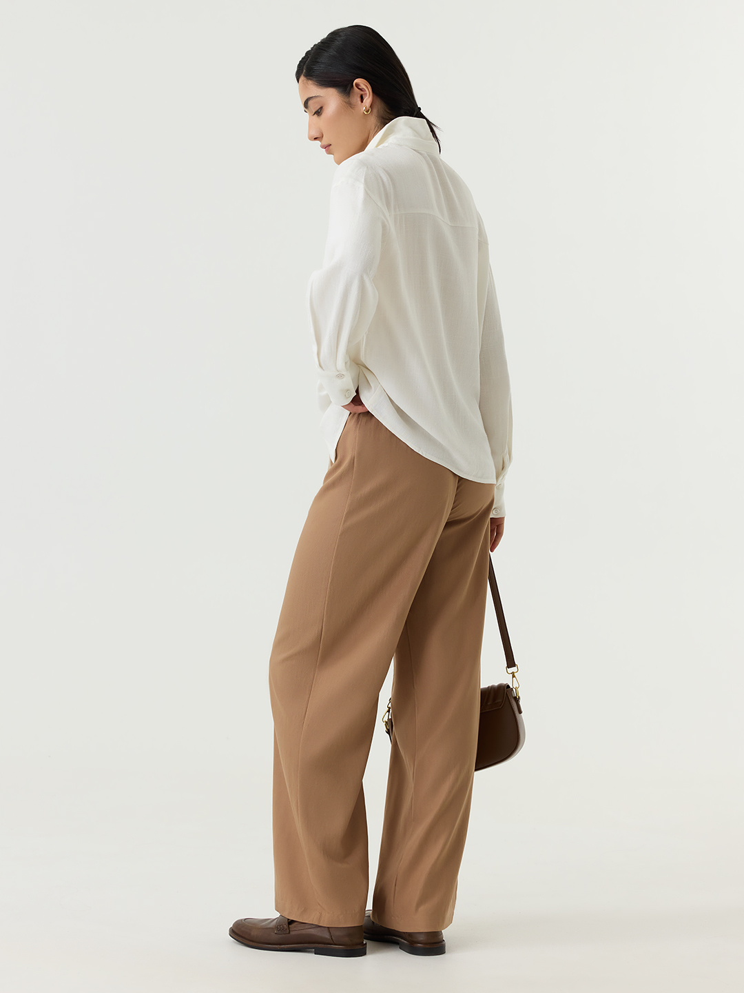 Брюки коричневый для женщин 48203-13 71