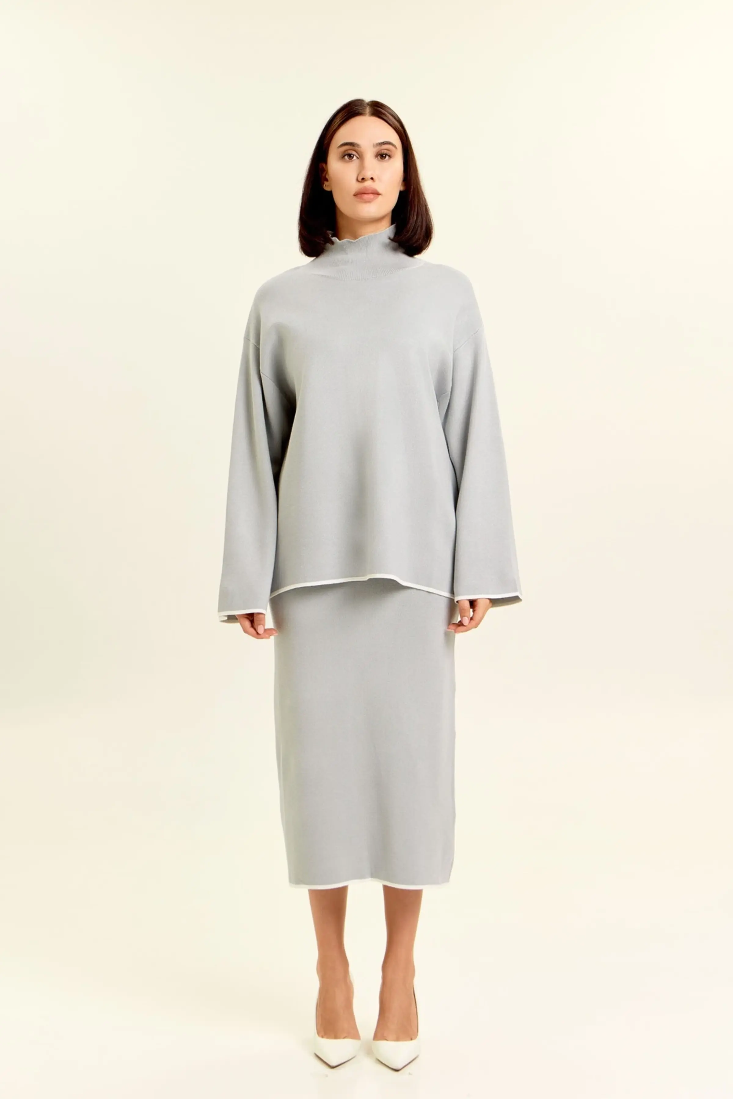 Свитер серый для женщин 47146-61 65