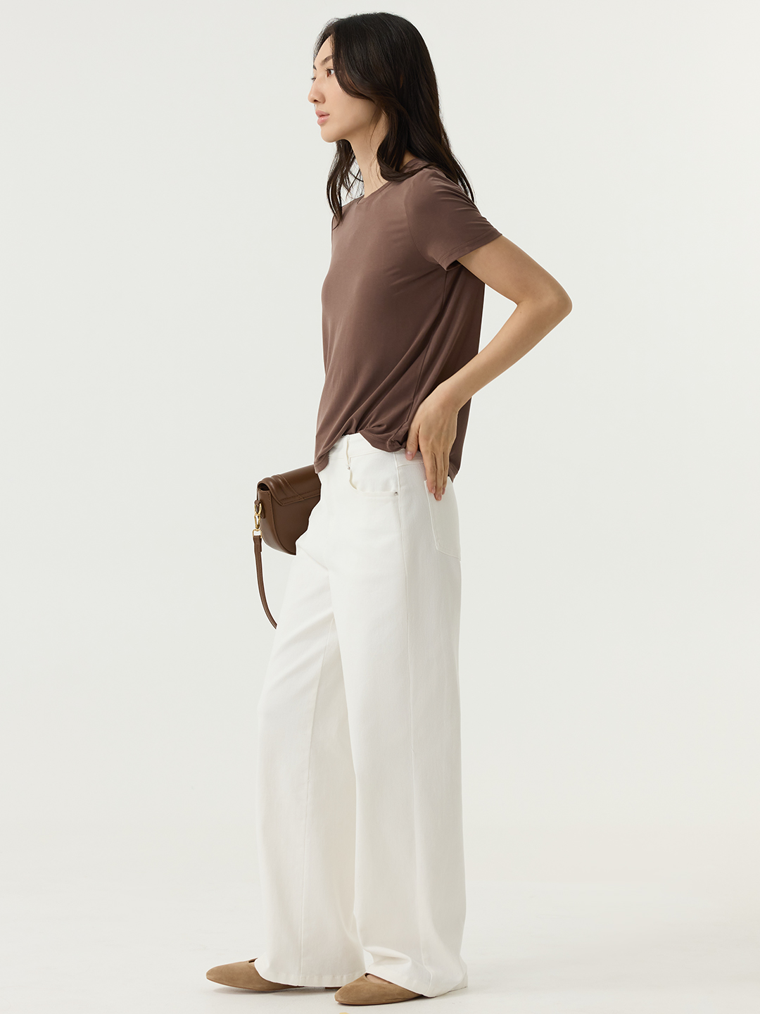 Футболка коричневый для женщин 48132-13 67