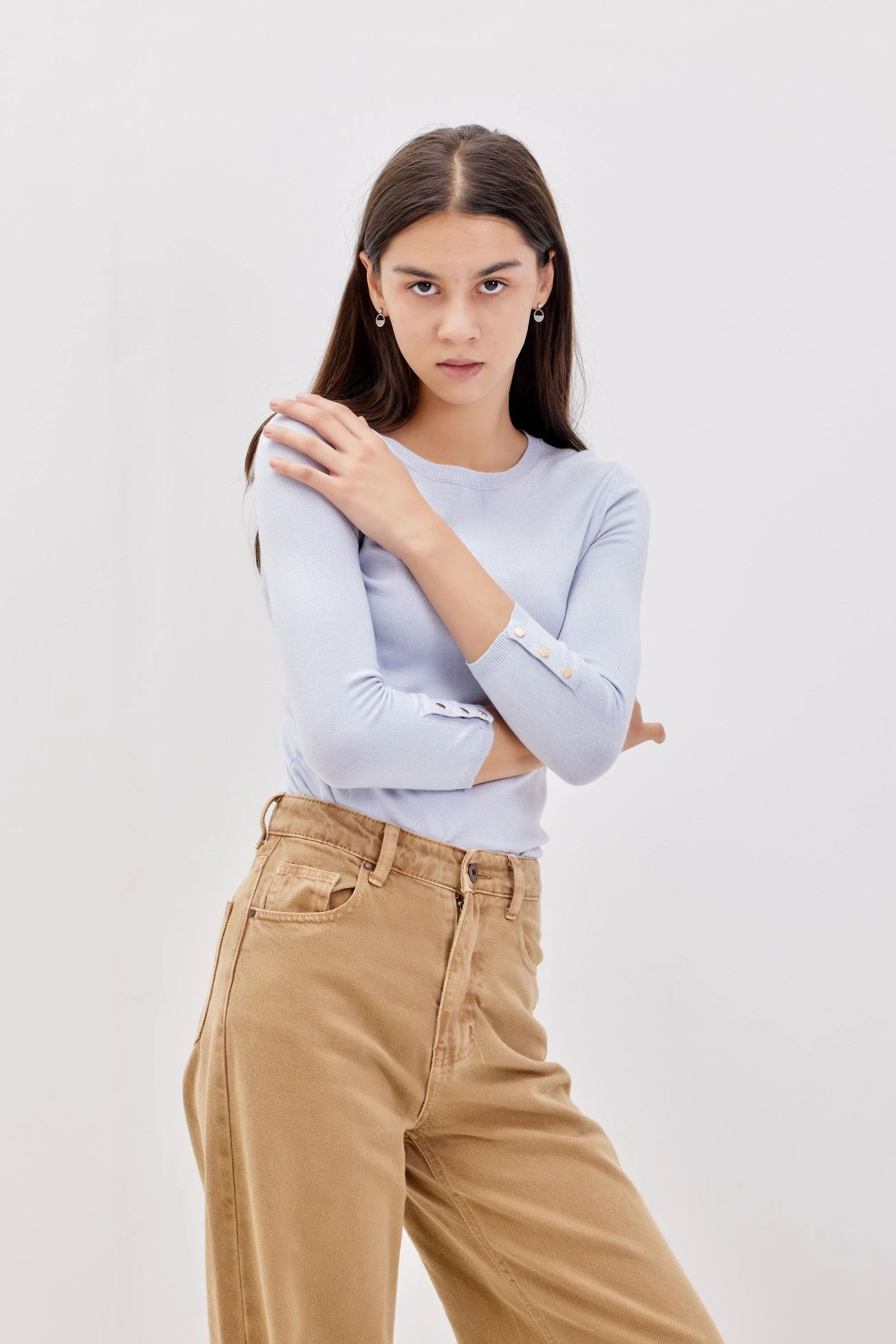 Джемпер лавандовый для женщин 42258-207 60