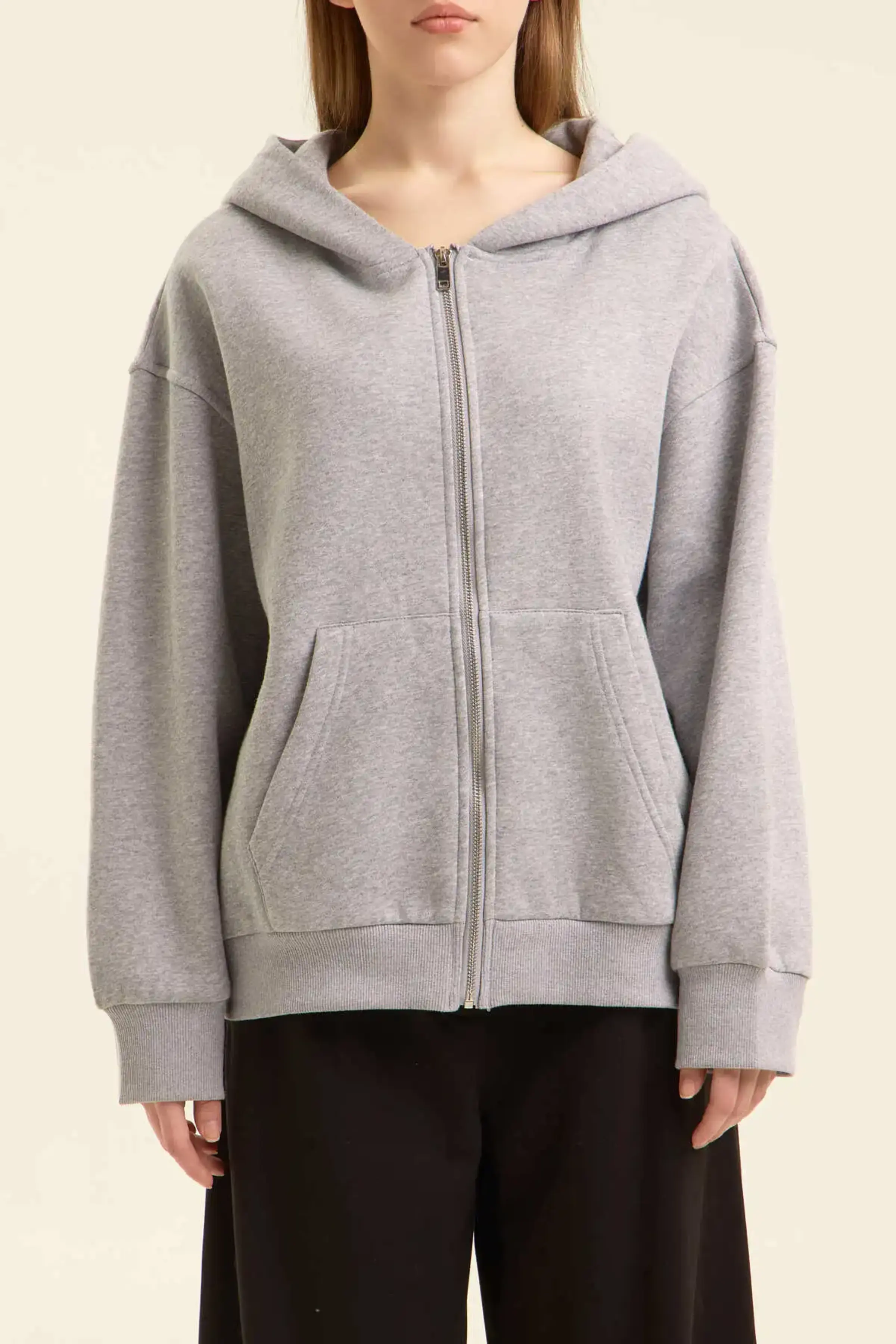 Худи серый для женщин 47244-61 62