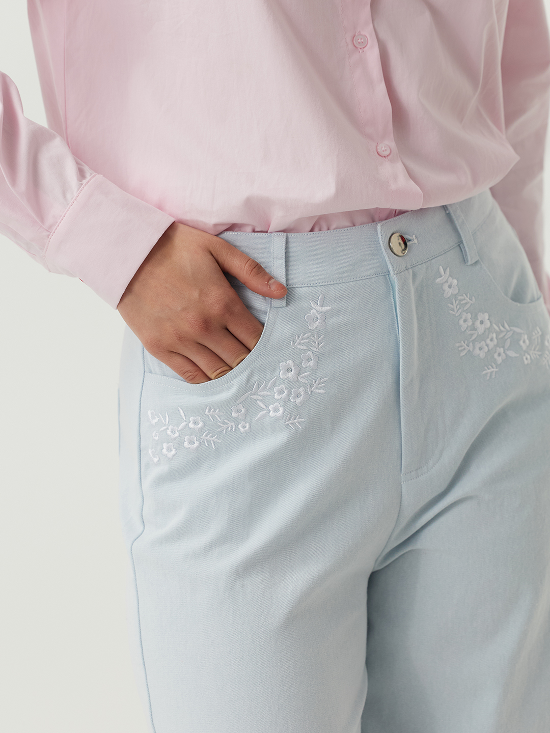 Джинсы светло-голубой для женщин 48131-25 74