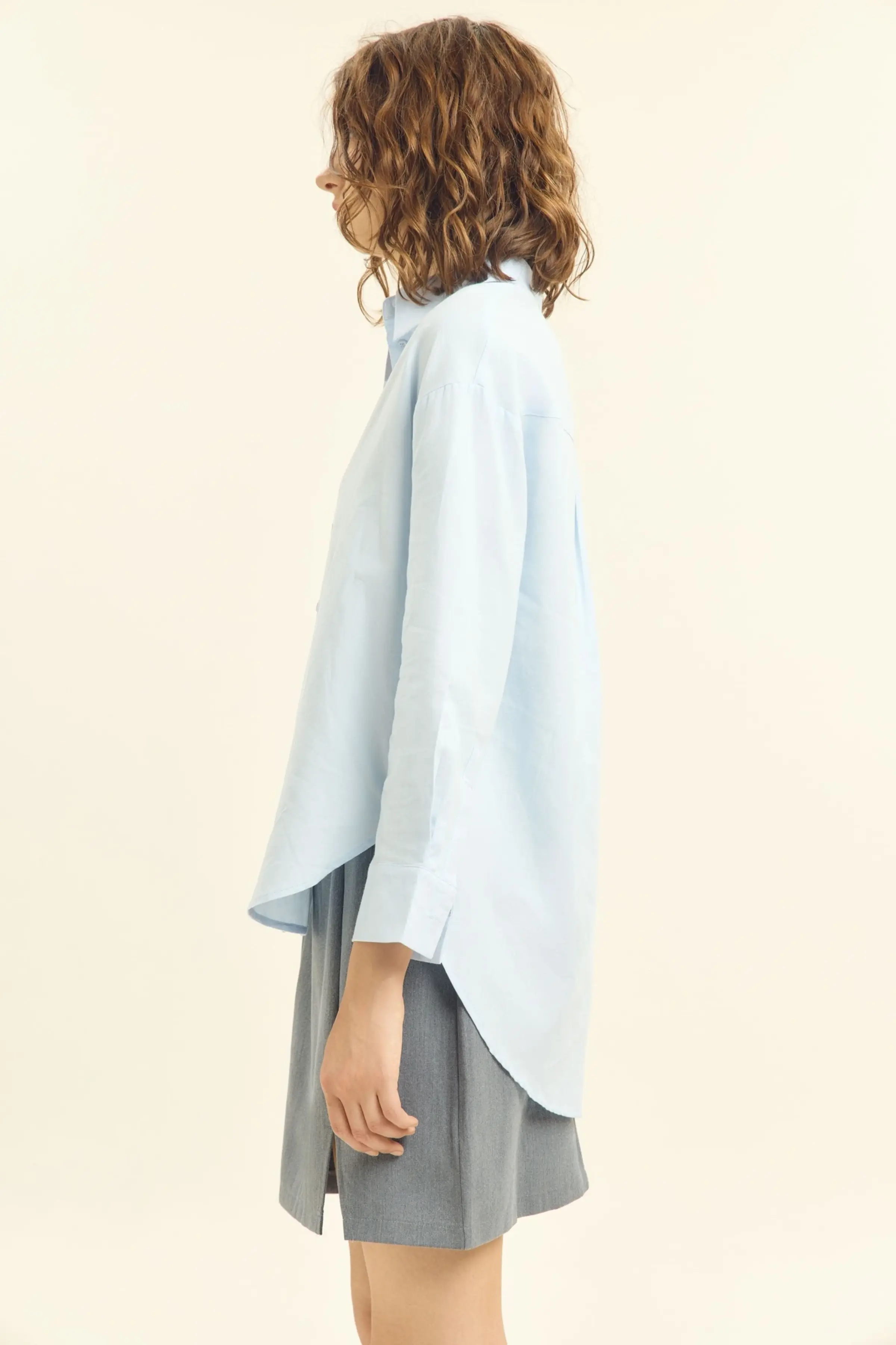 Рубашка голубой для женщин 45319-10 66