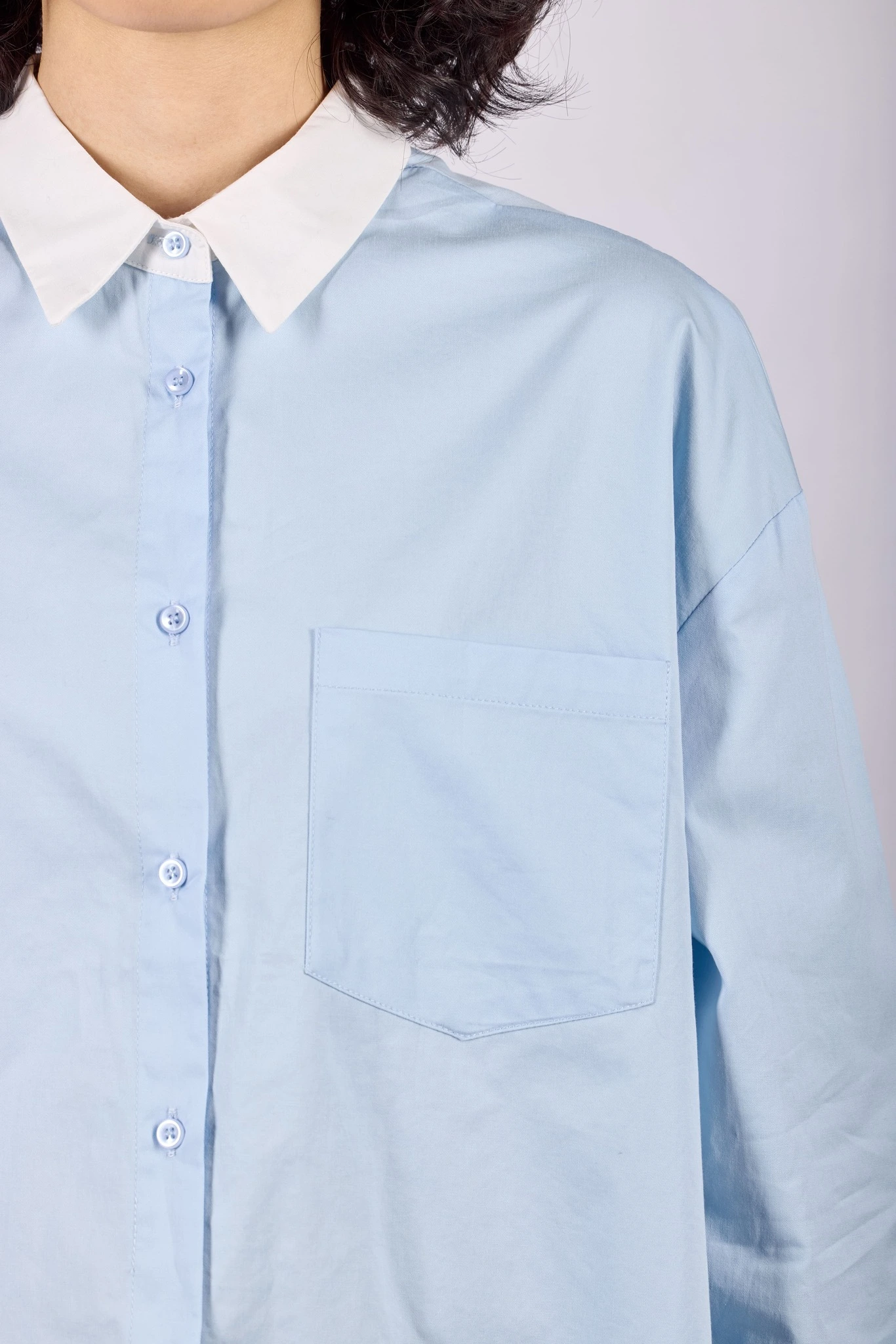 Рубашка голубой для женщин 44136-10 66