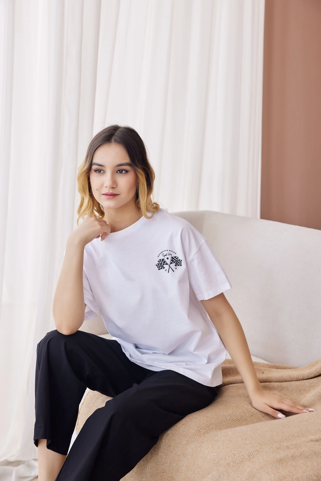 Футболка белый для женщин 40243-4 67