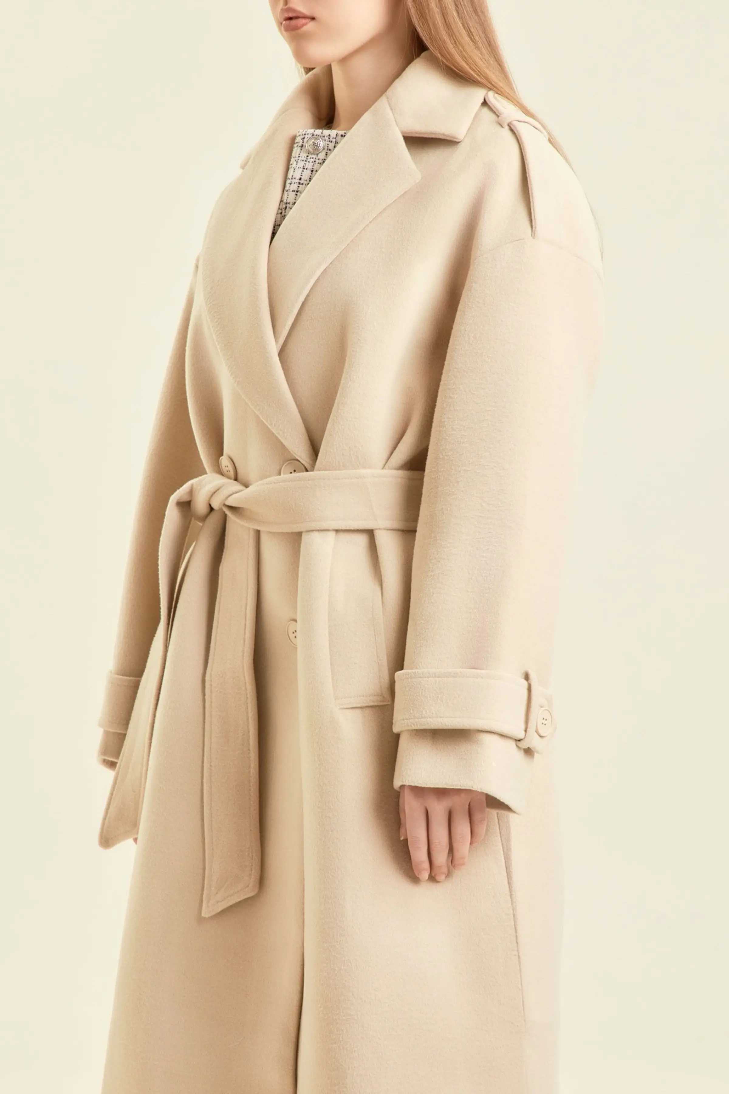 Пальто айвори для женщин 47108-234 53