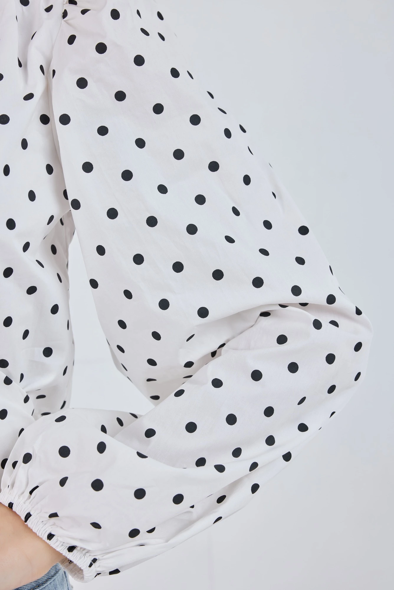 Блузка черный горошек для женщин 41118-60 28