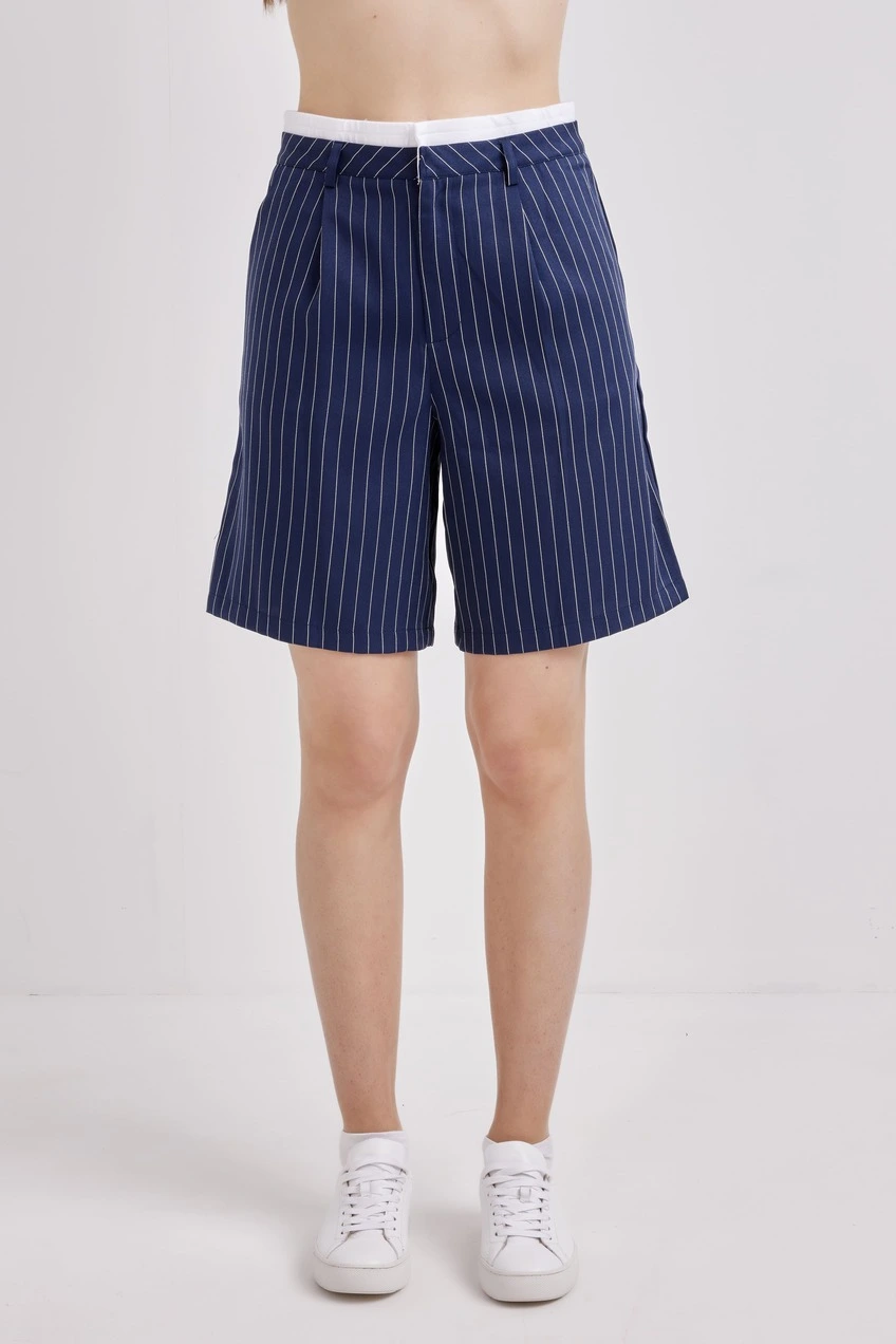 Шорты синий в полоску для женщин 41235-158 57