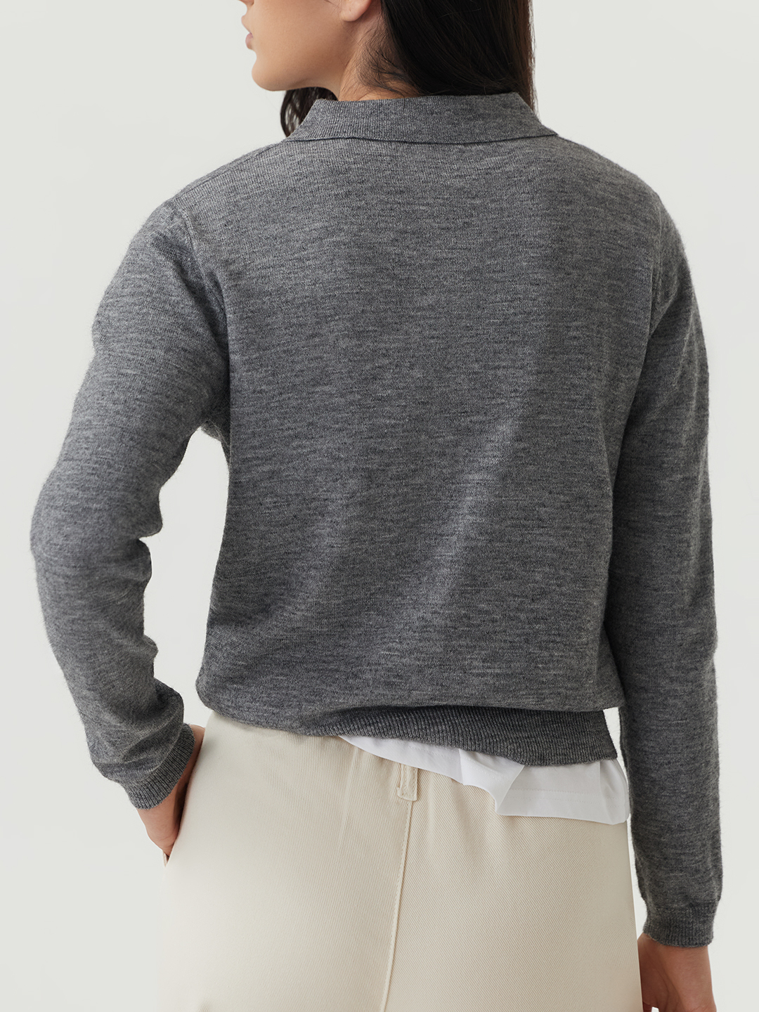 Джемпер серый для женщин 48107-61 60