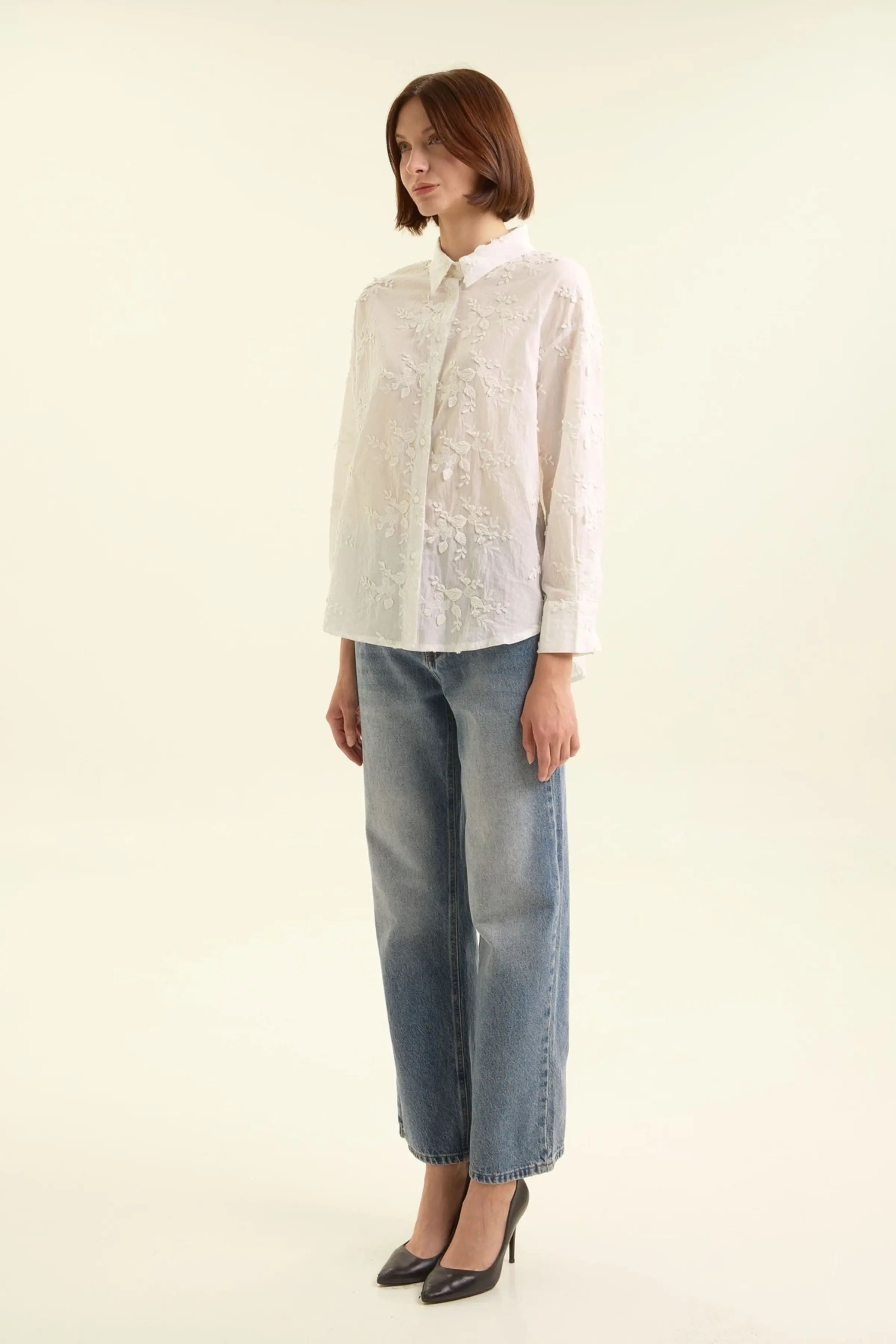 Рубашка белый для женщин 47203-4 66