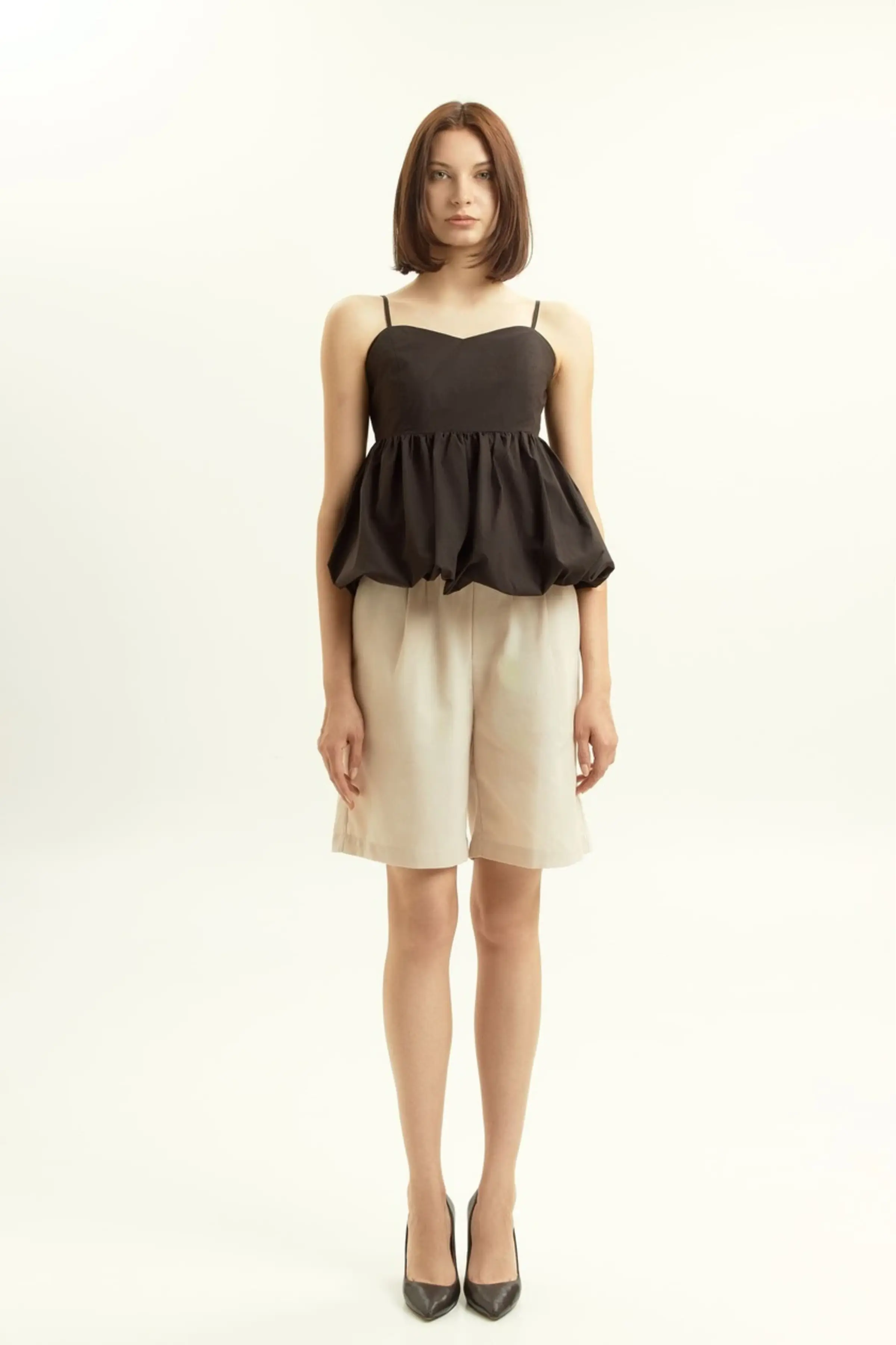 Топ черный для женщин 45194-1 46