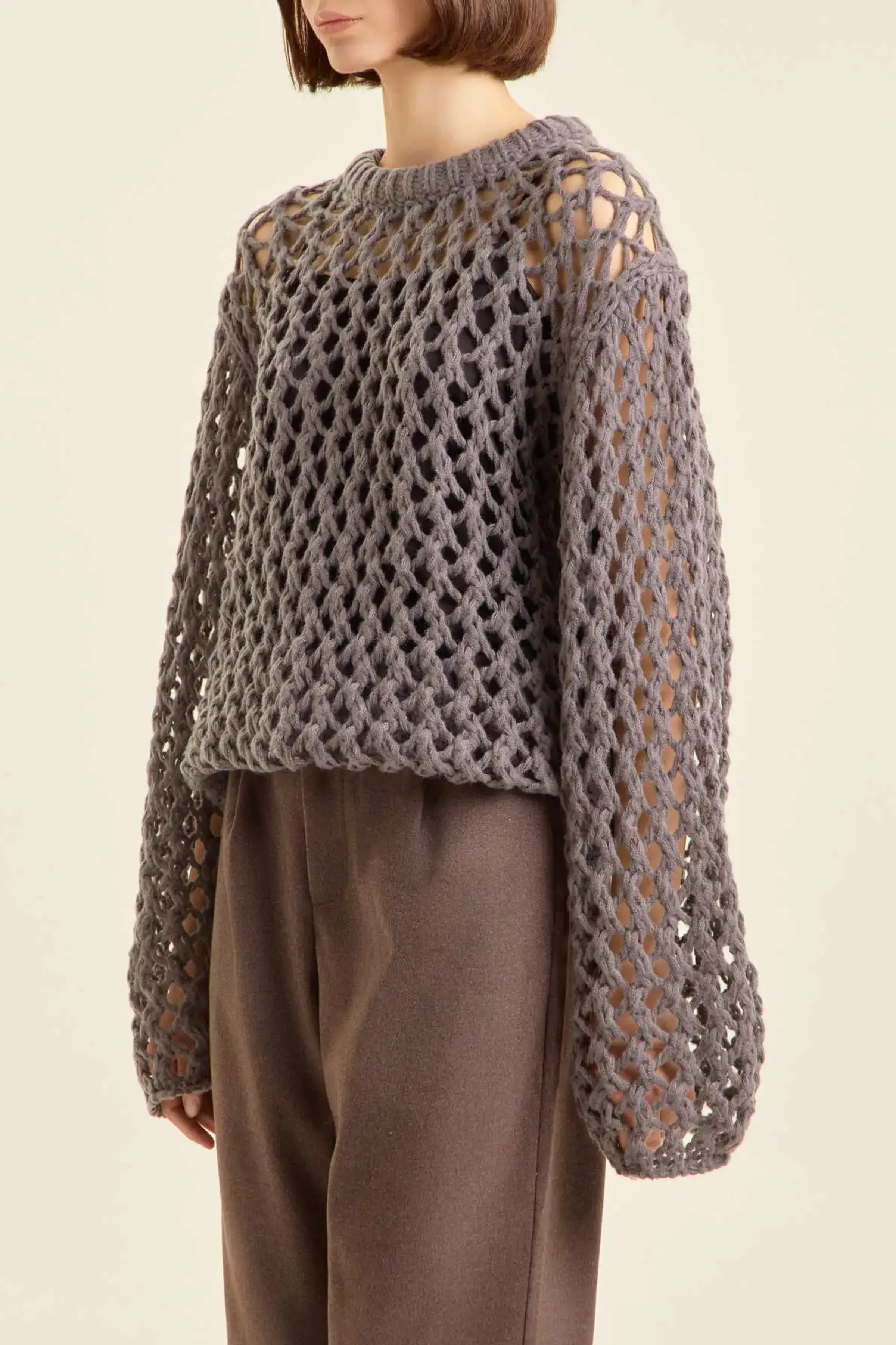 Свитер серый для женщин 47305-61 65