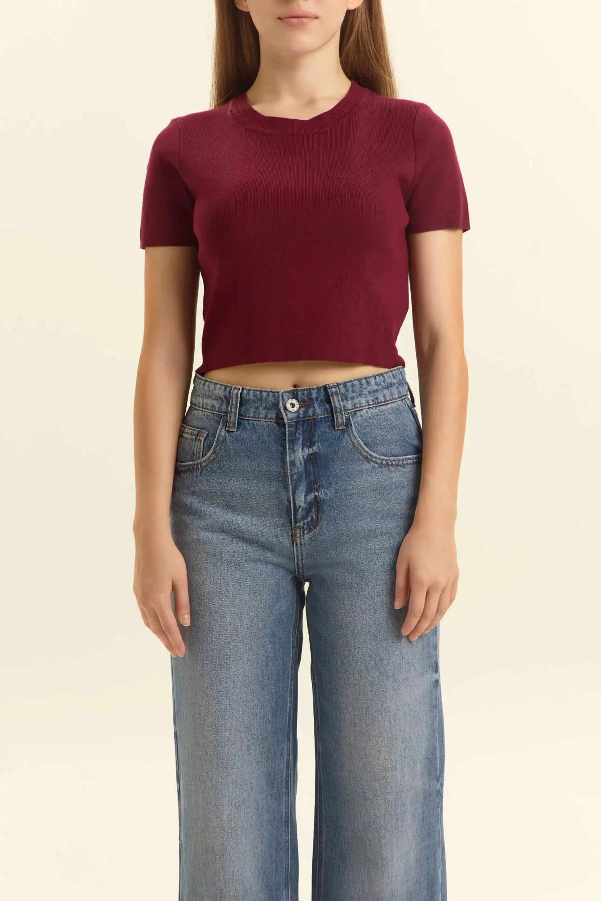 Джемпер бордовый для женщин 46342-67 60