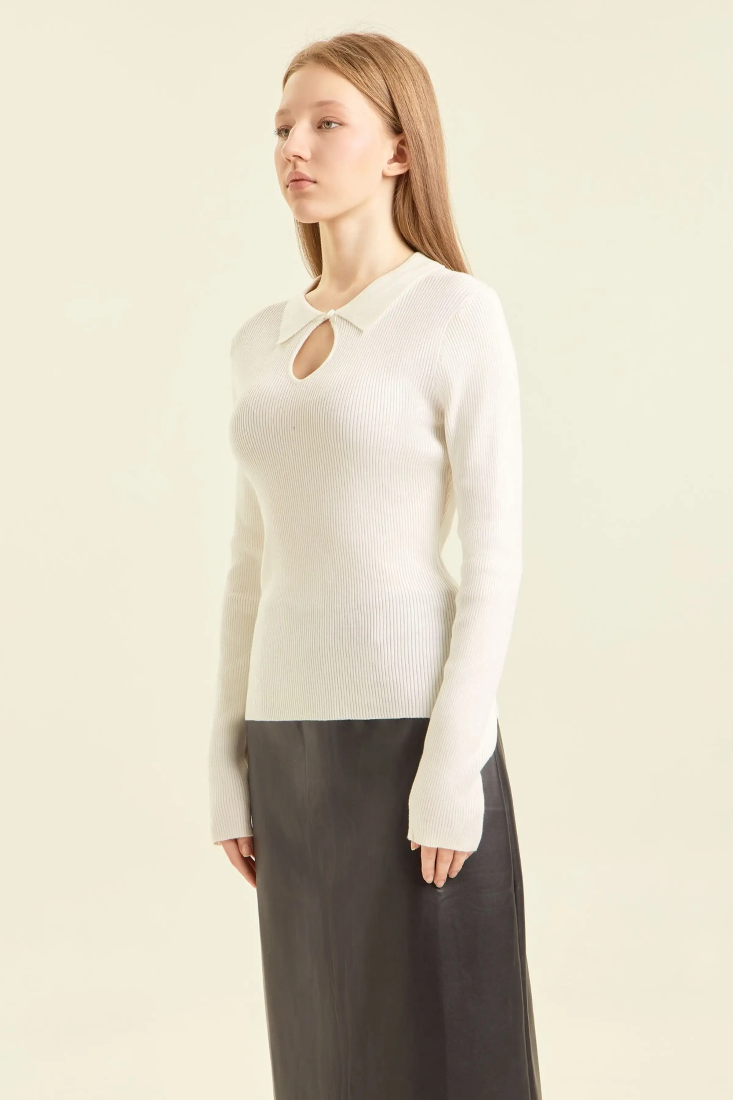 Джемпер белый для женщин 47148-4 60