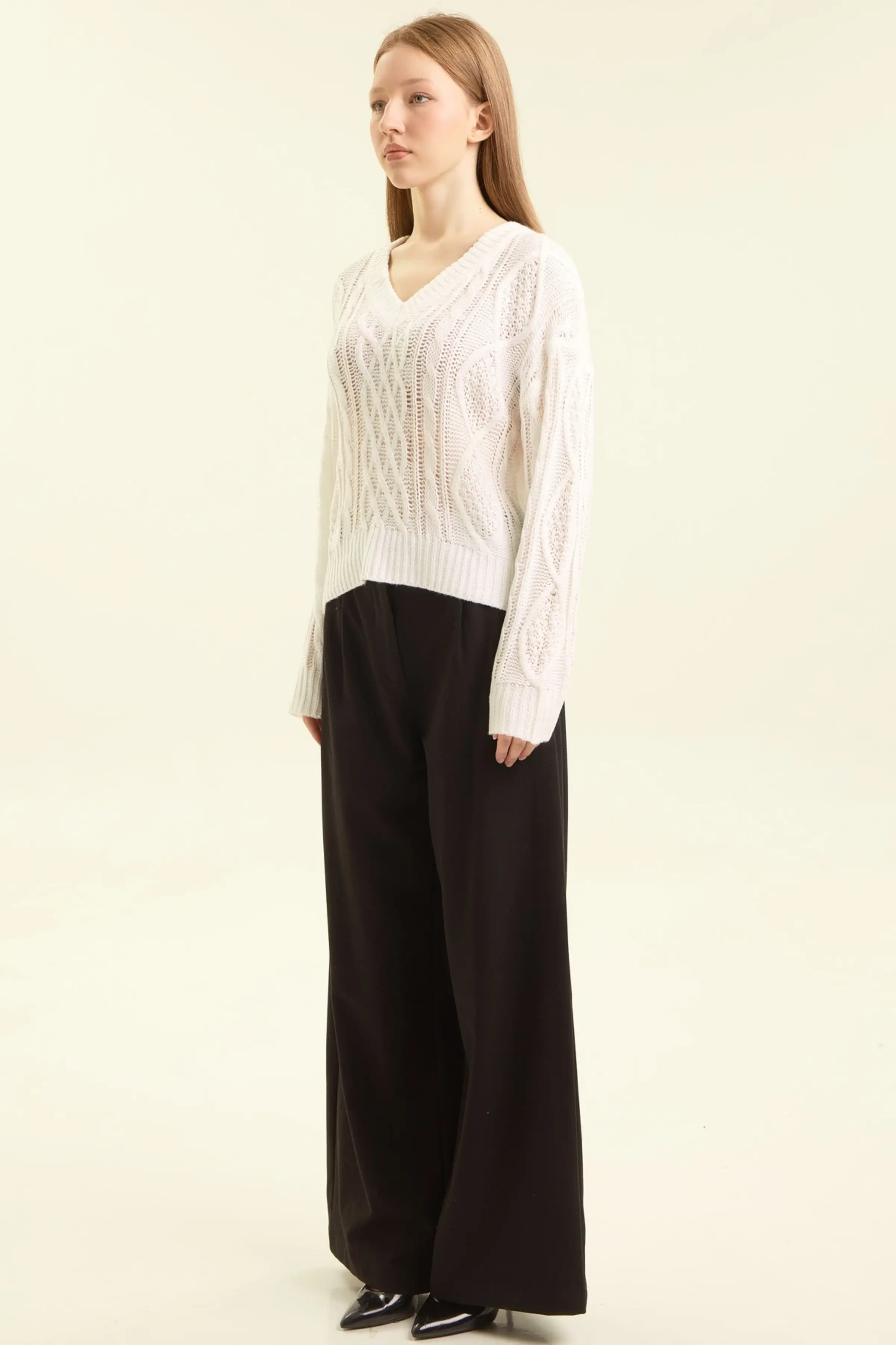 Свитер белый для женщин 47304-4 65