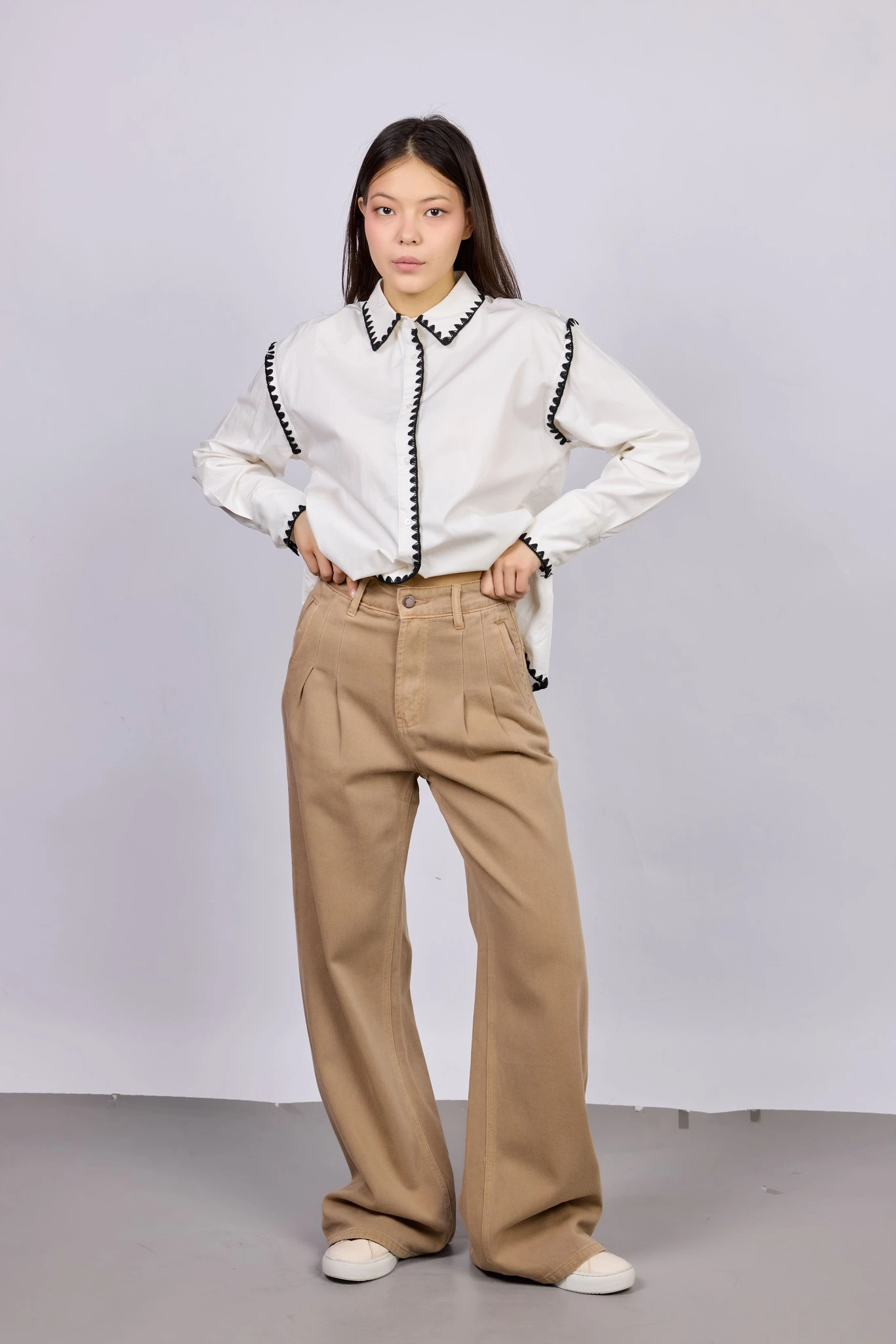 Джинсы коричневый для женщин 42237-13 74