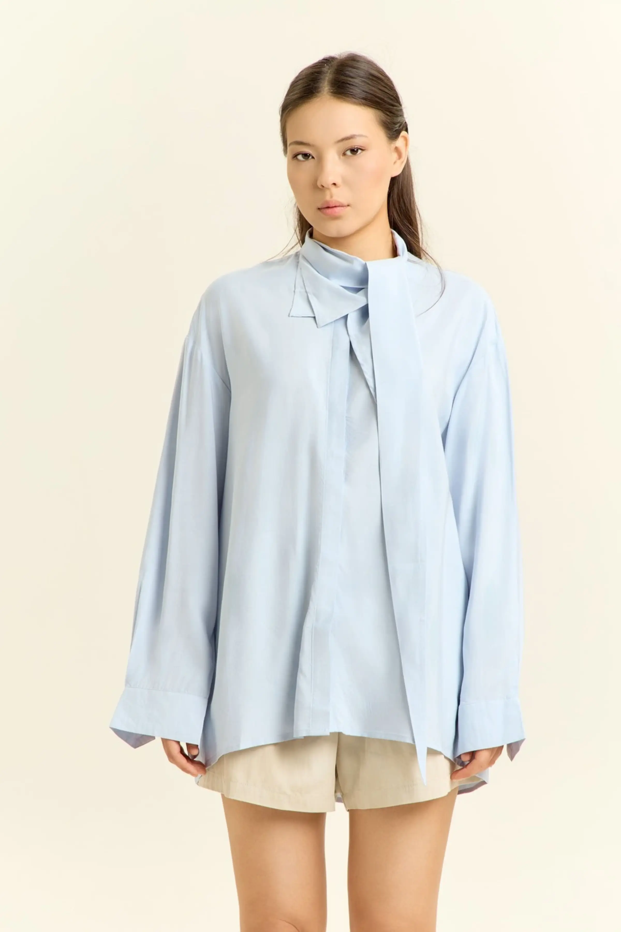 Рубашка голубой для женщин 45315-10 66