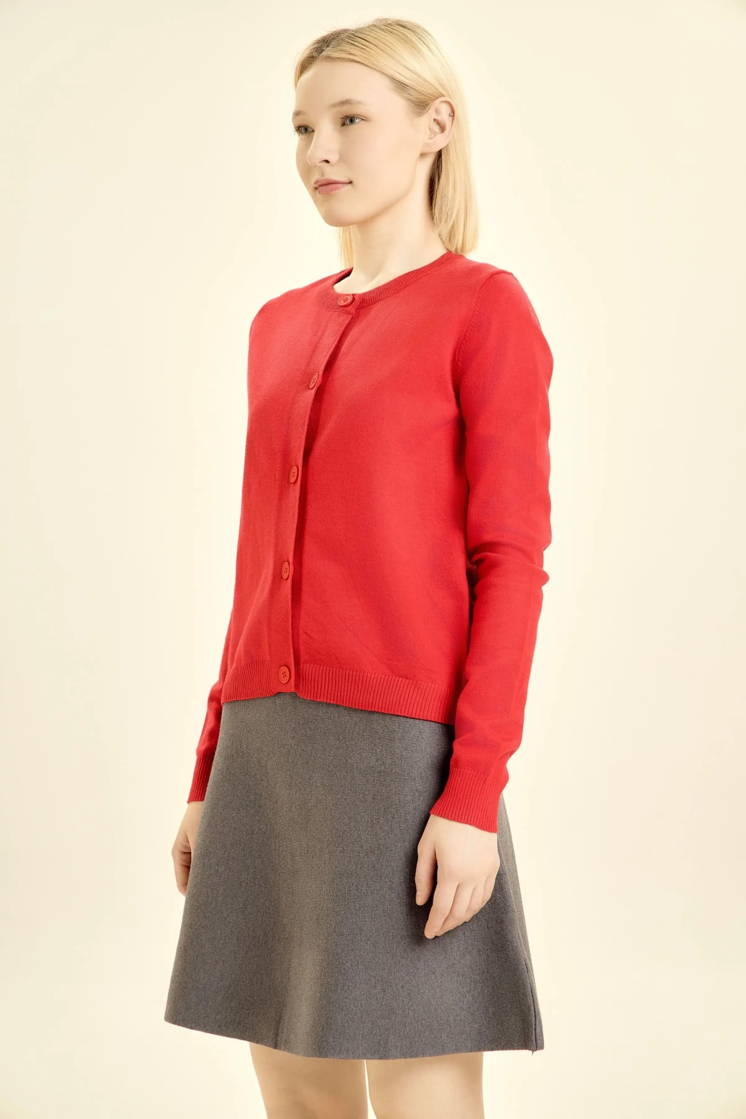 Кардиган красный для женщин 46231-7 50