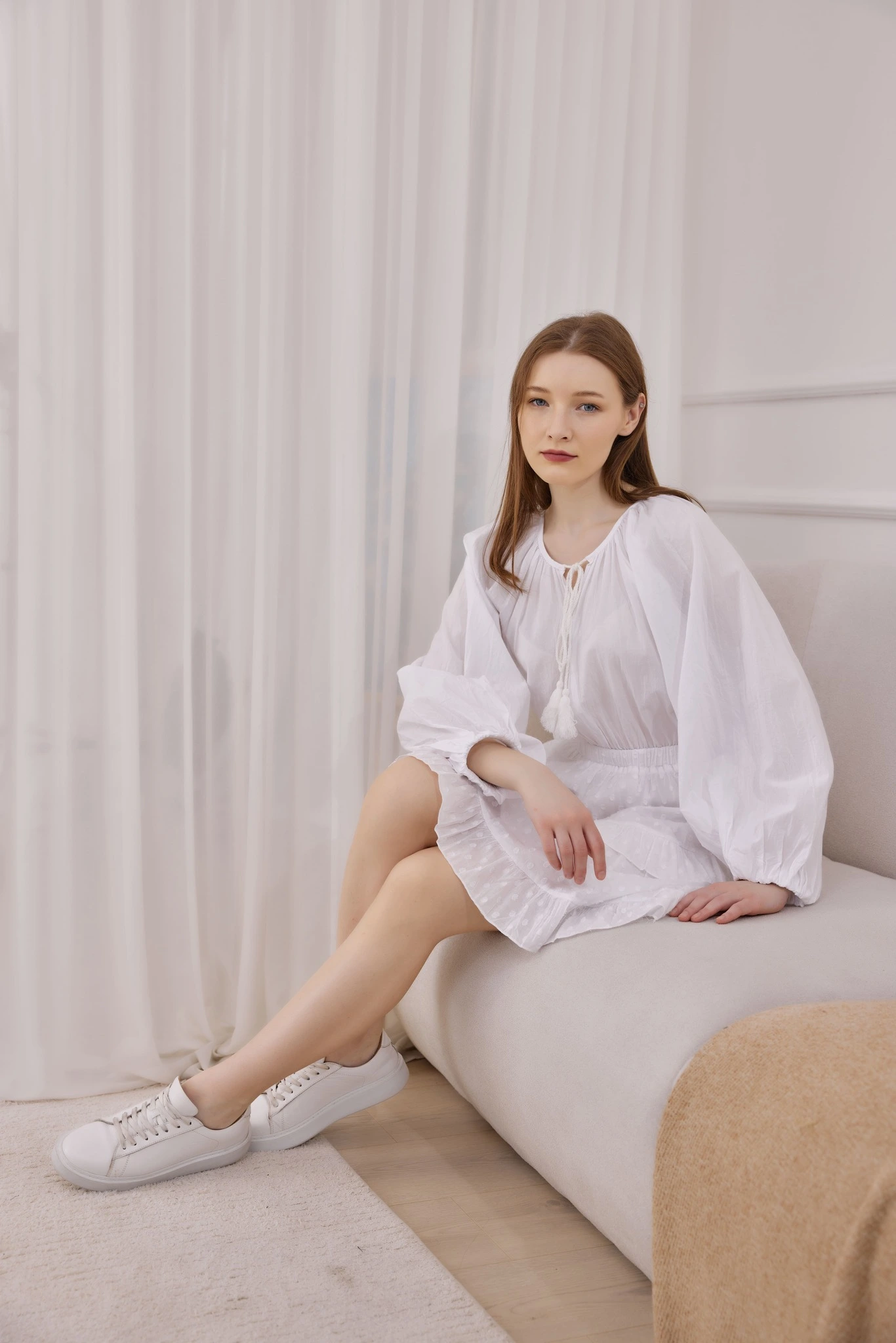 Платье белый для женщин 41297-4 54