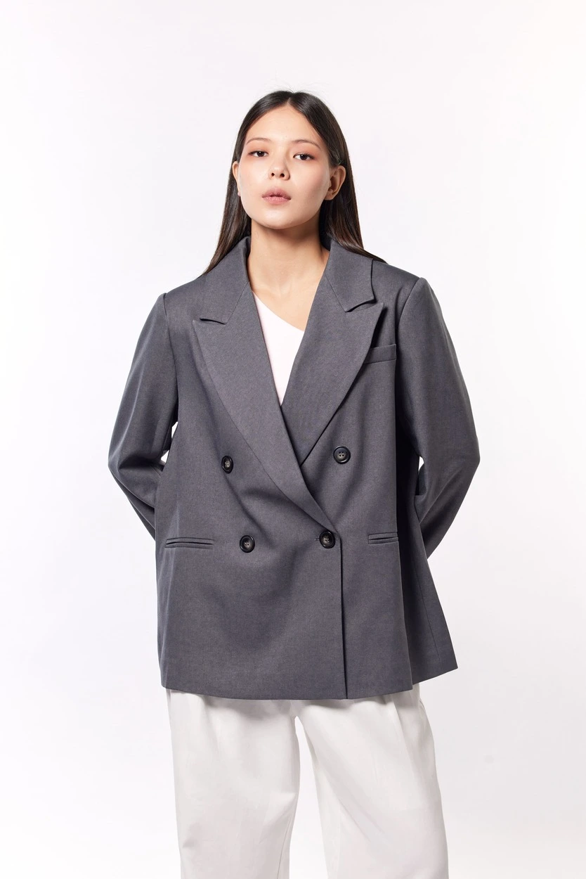 Жакет темно-серый для женщин 42119-12 64