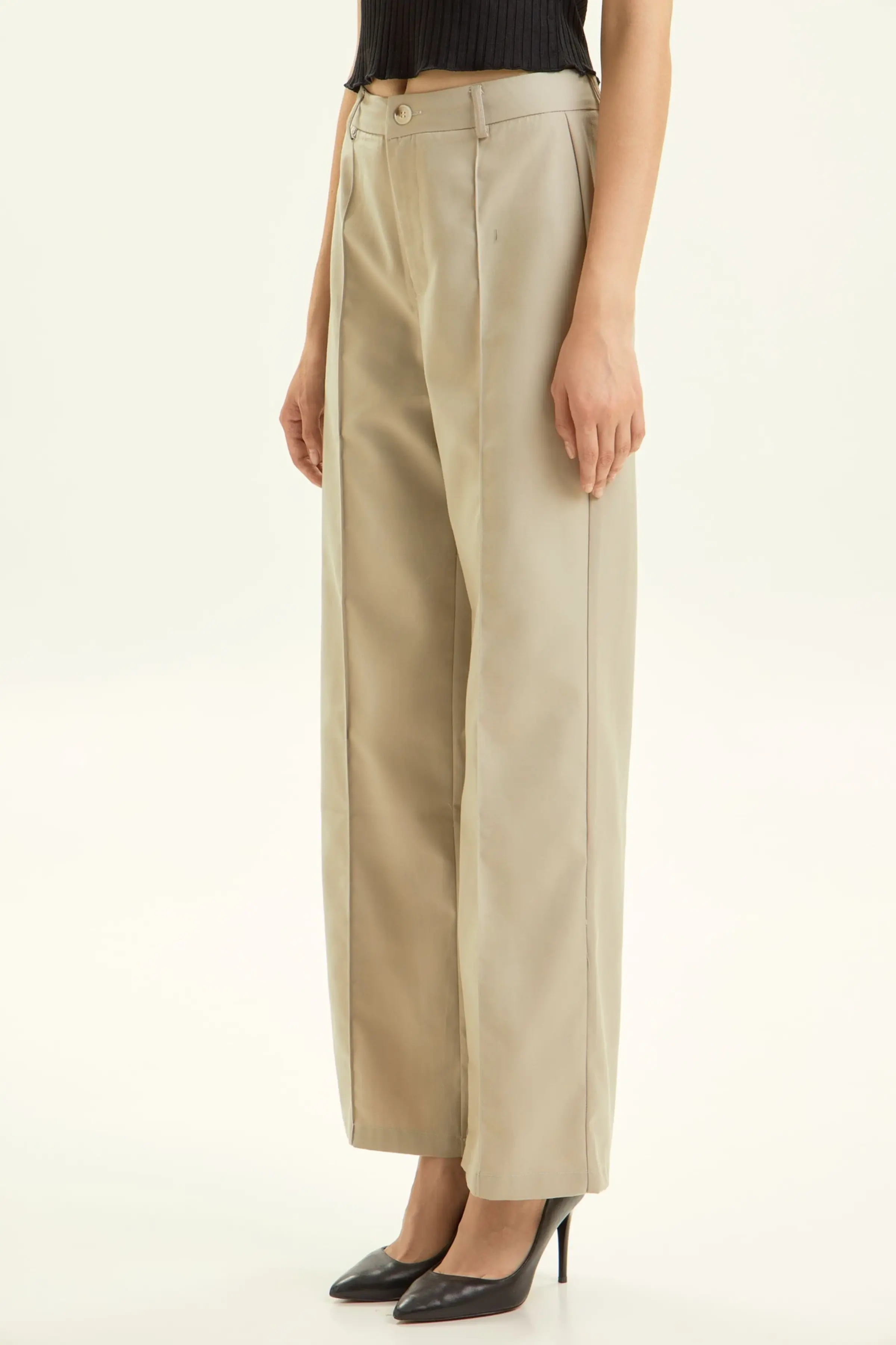 Брюки бежевый для женщин 44295-15 71